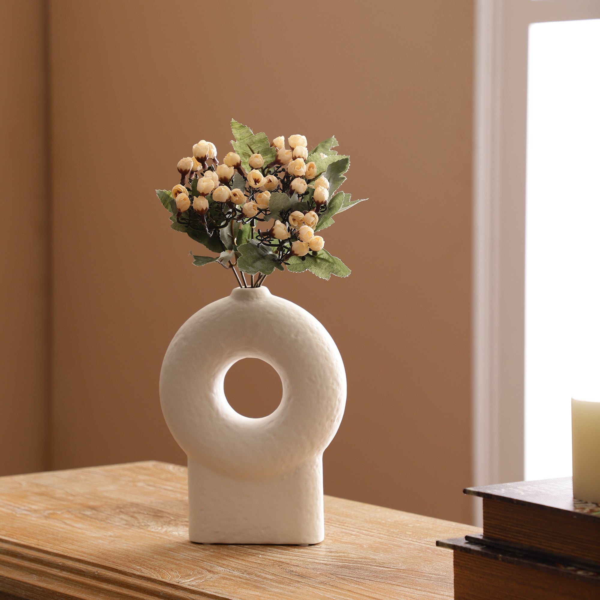 Ceramic Donut Vase (Medium)