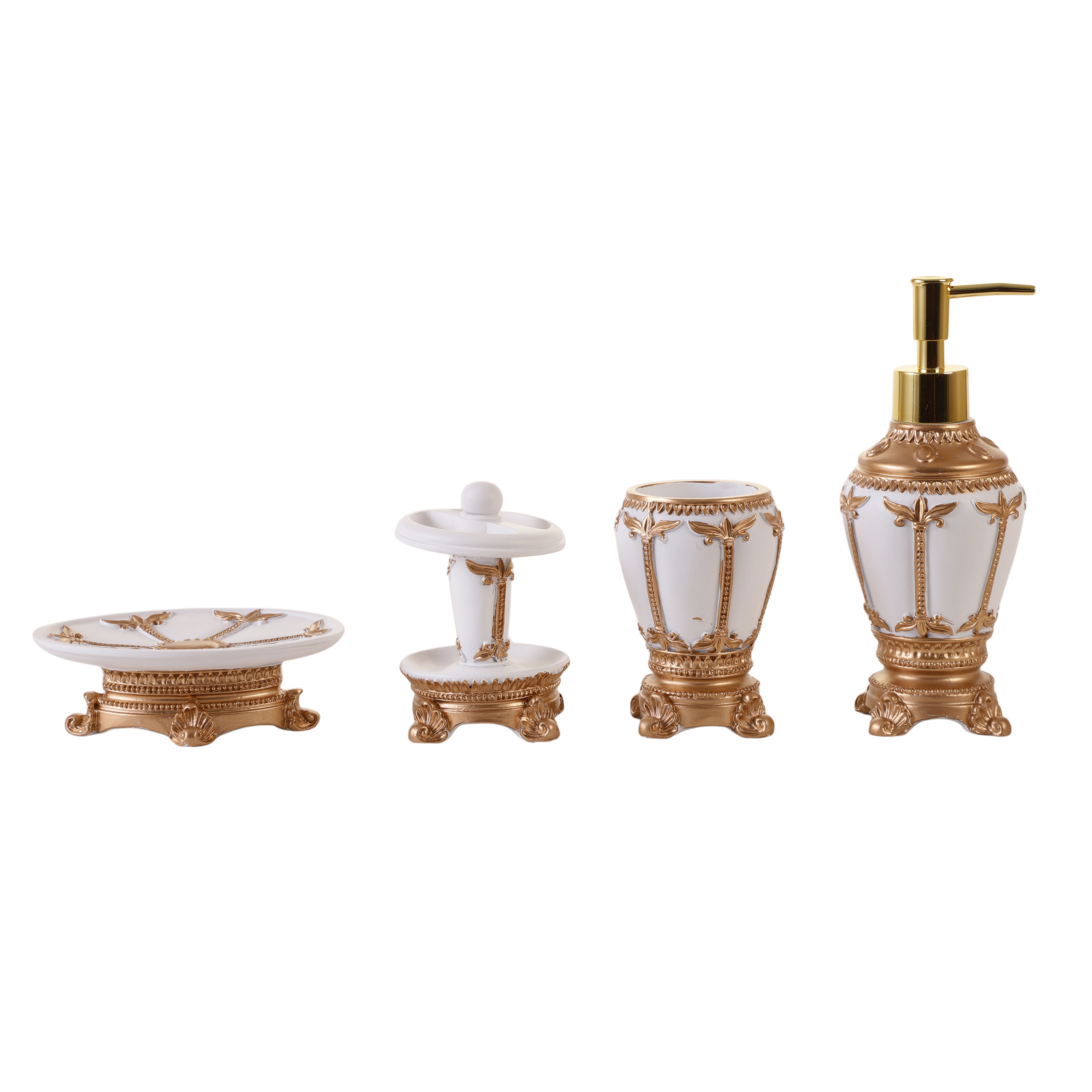 Opulent Winged 4 Piece Bath Set