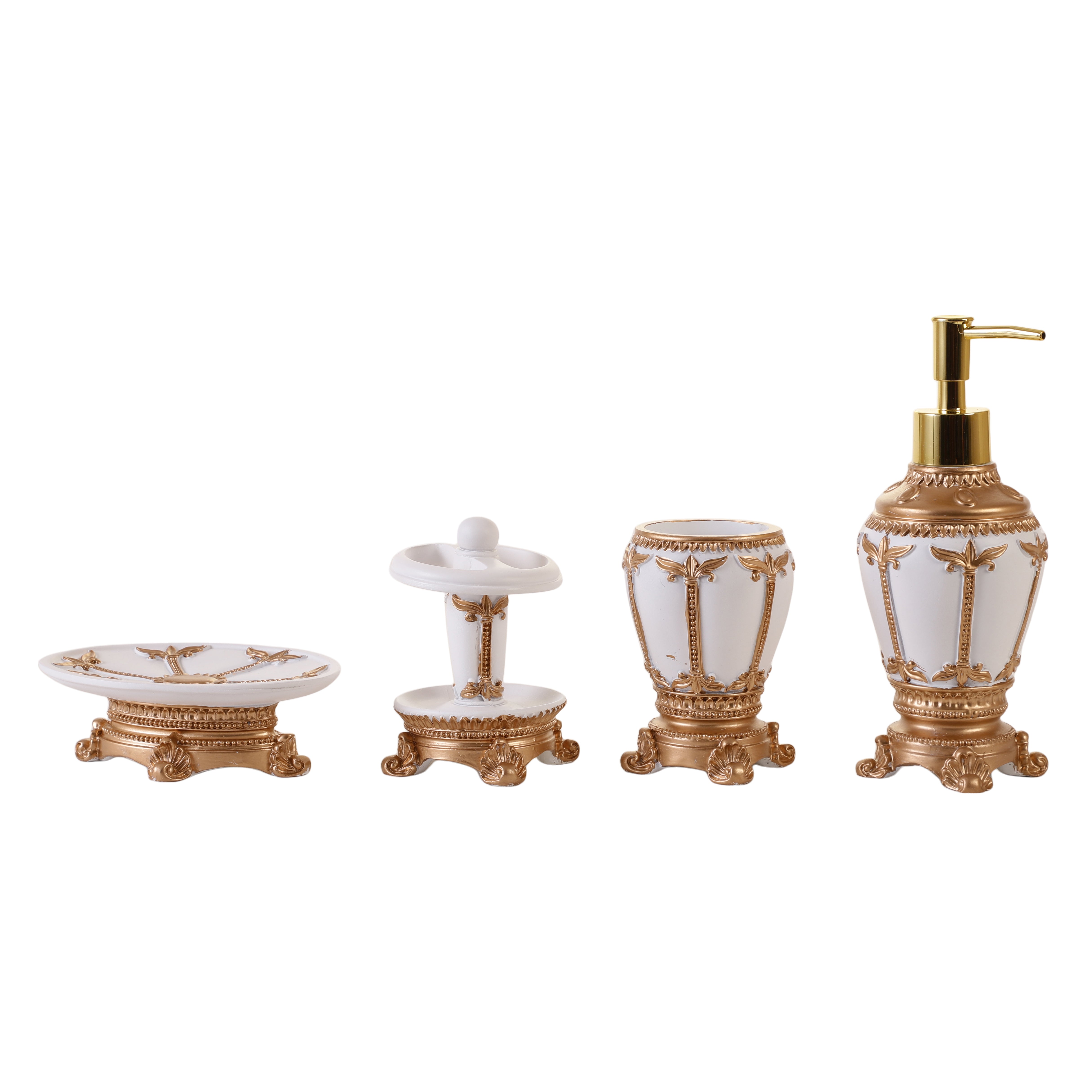 Opulent Winged 4 Piece Bath Set