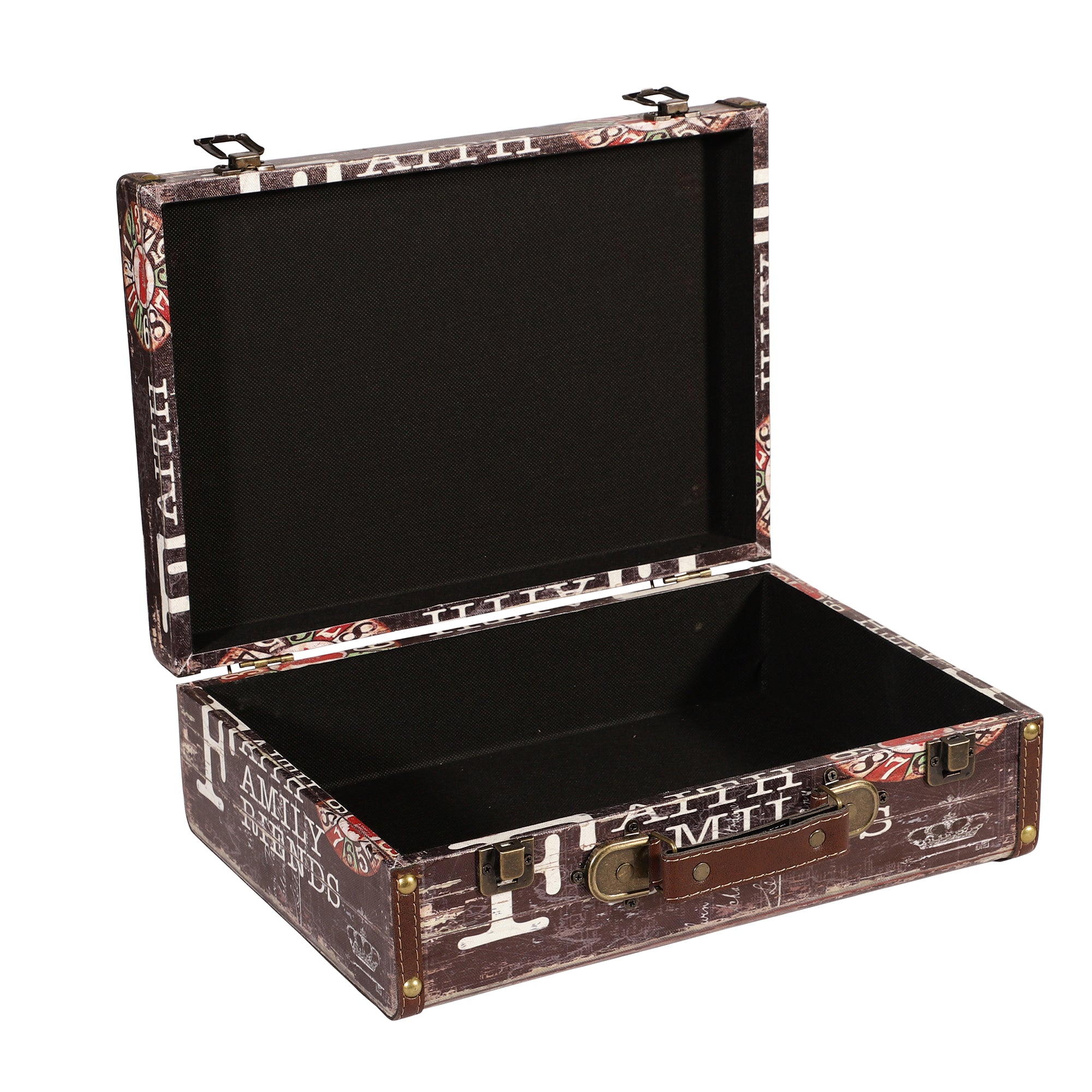 Faith Decorative Suitcase Set (Set of 3)