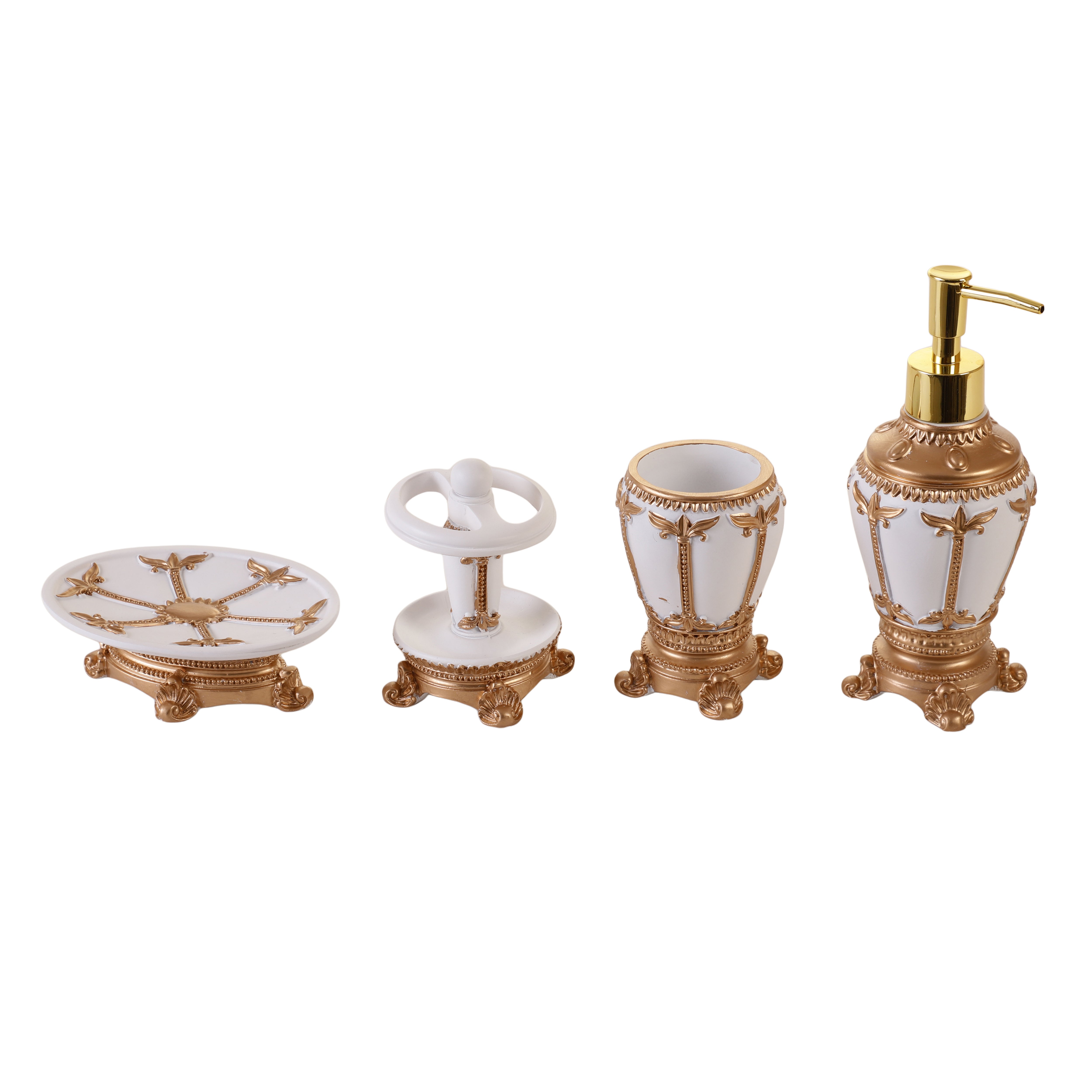 Opulent Winged 4 Piece Bath Set
