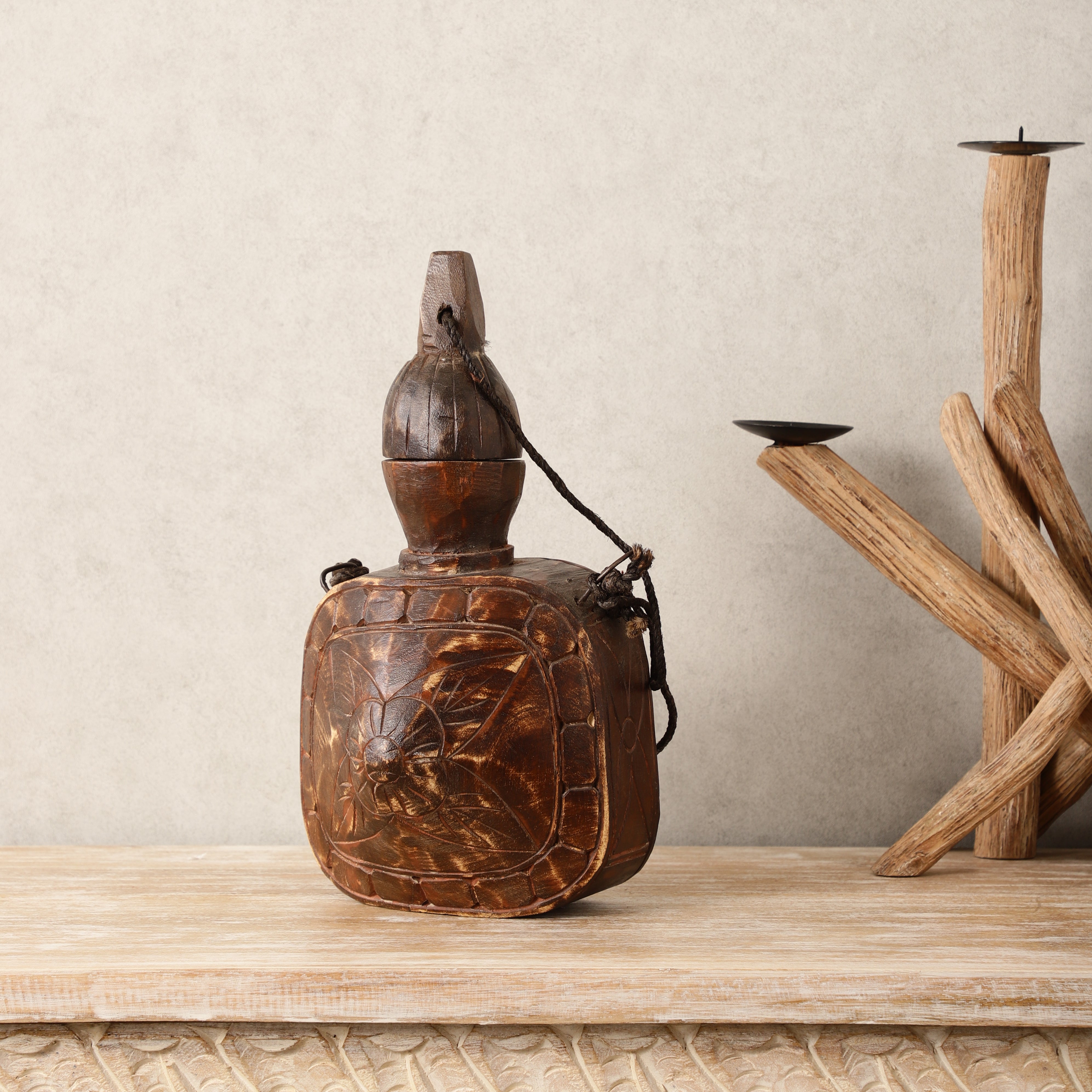 Antique Carved Bottle