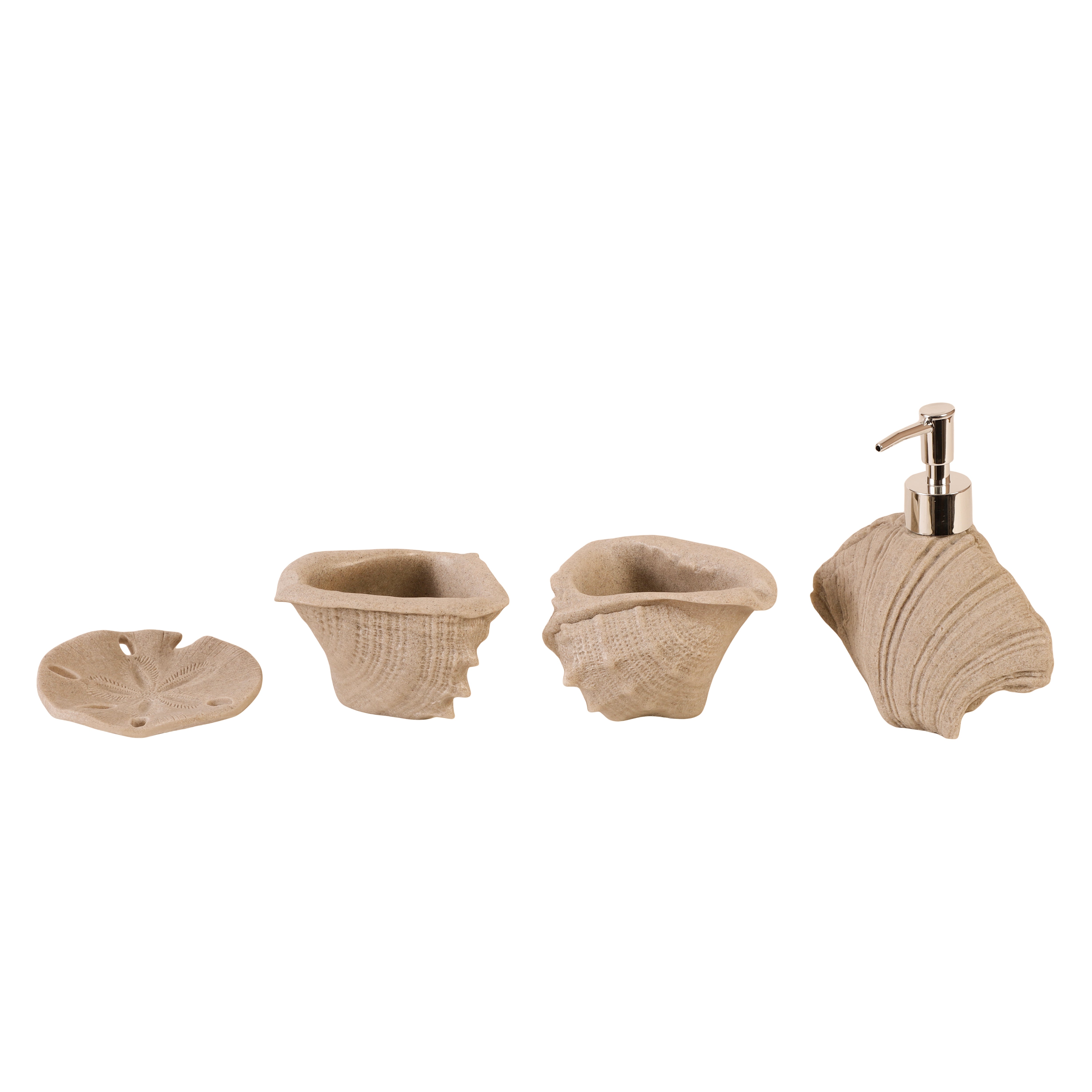 Seashell Haven 4 Piece Bath Set