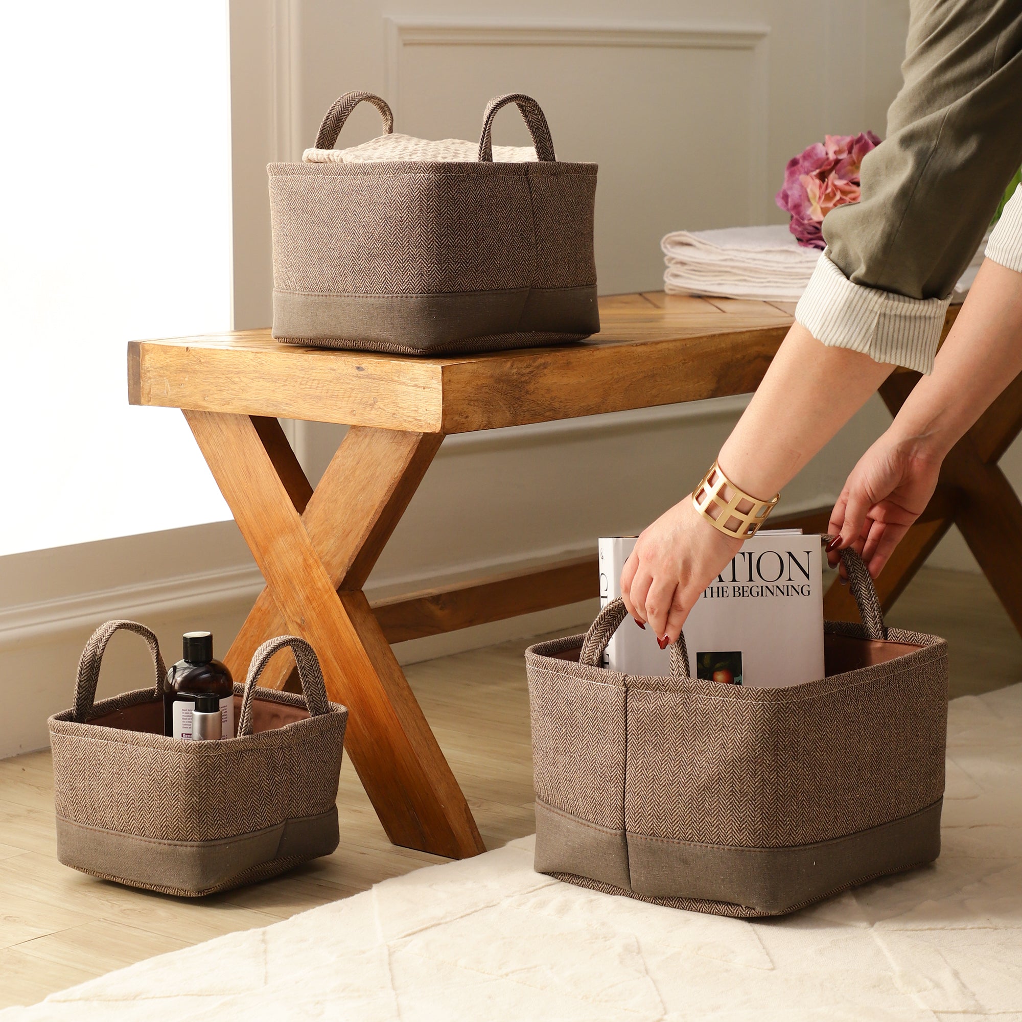 TweedLoom Storage (Set of 3)