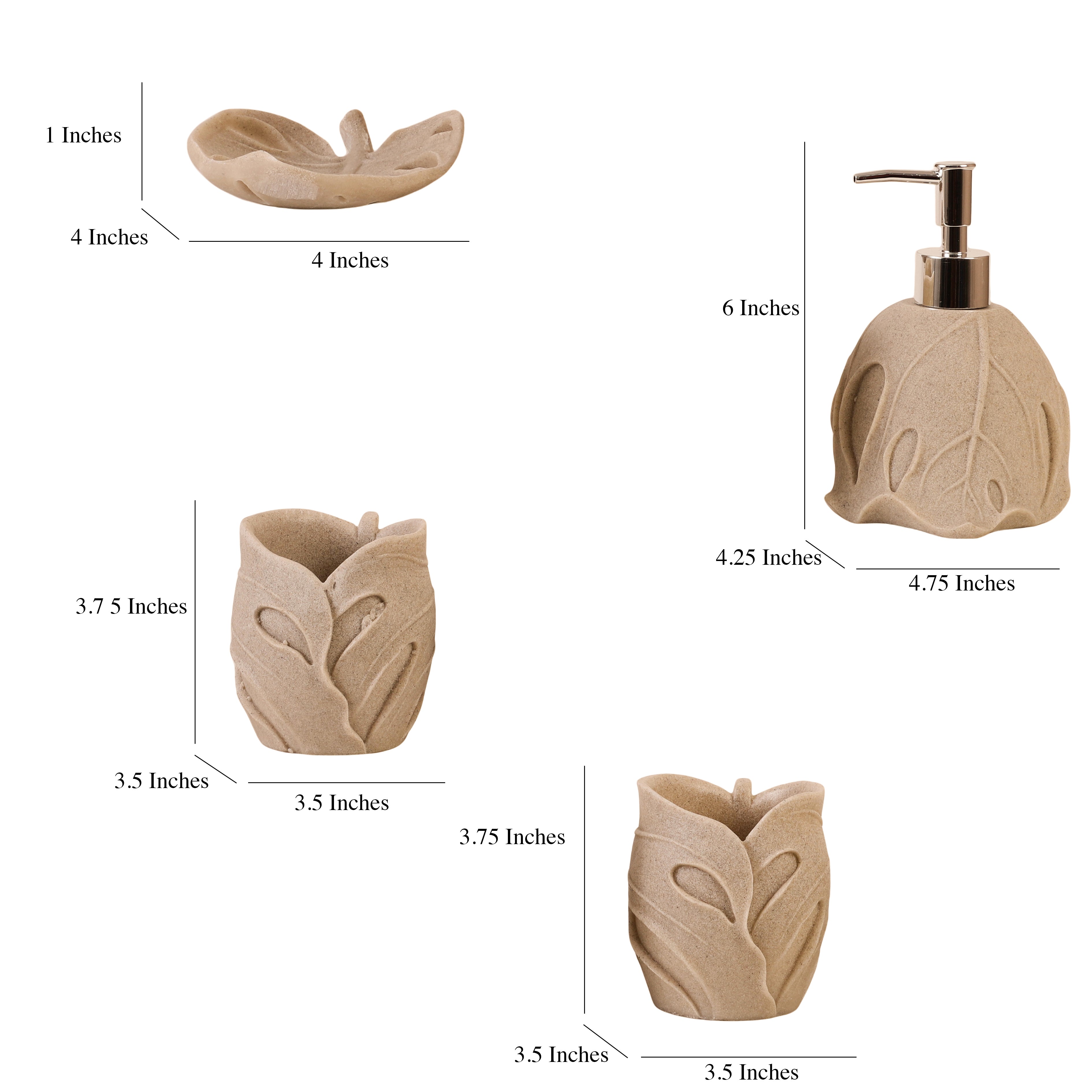 Coastal Calm 4 Piece Bath Set