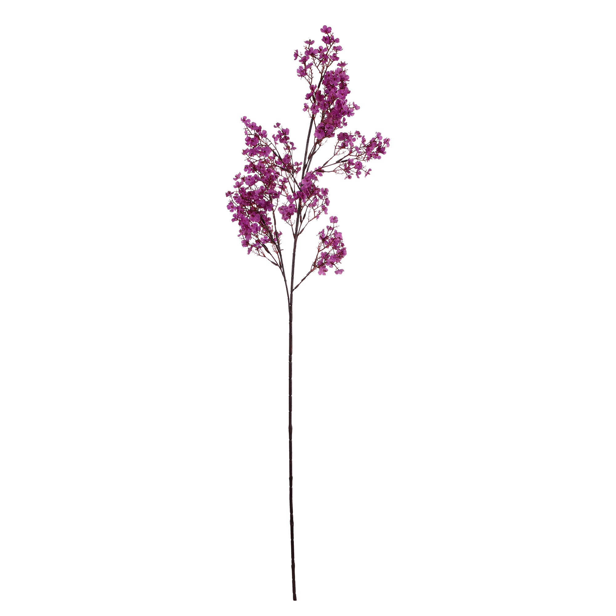 Mauve Gypsophila Faux Flower Stick (Single)