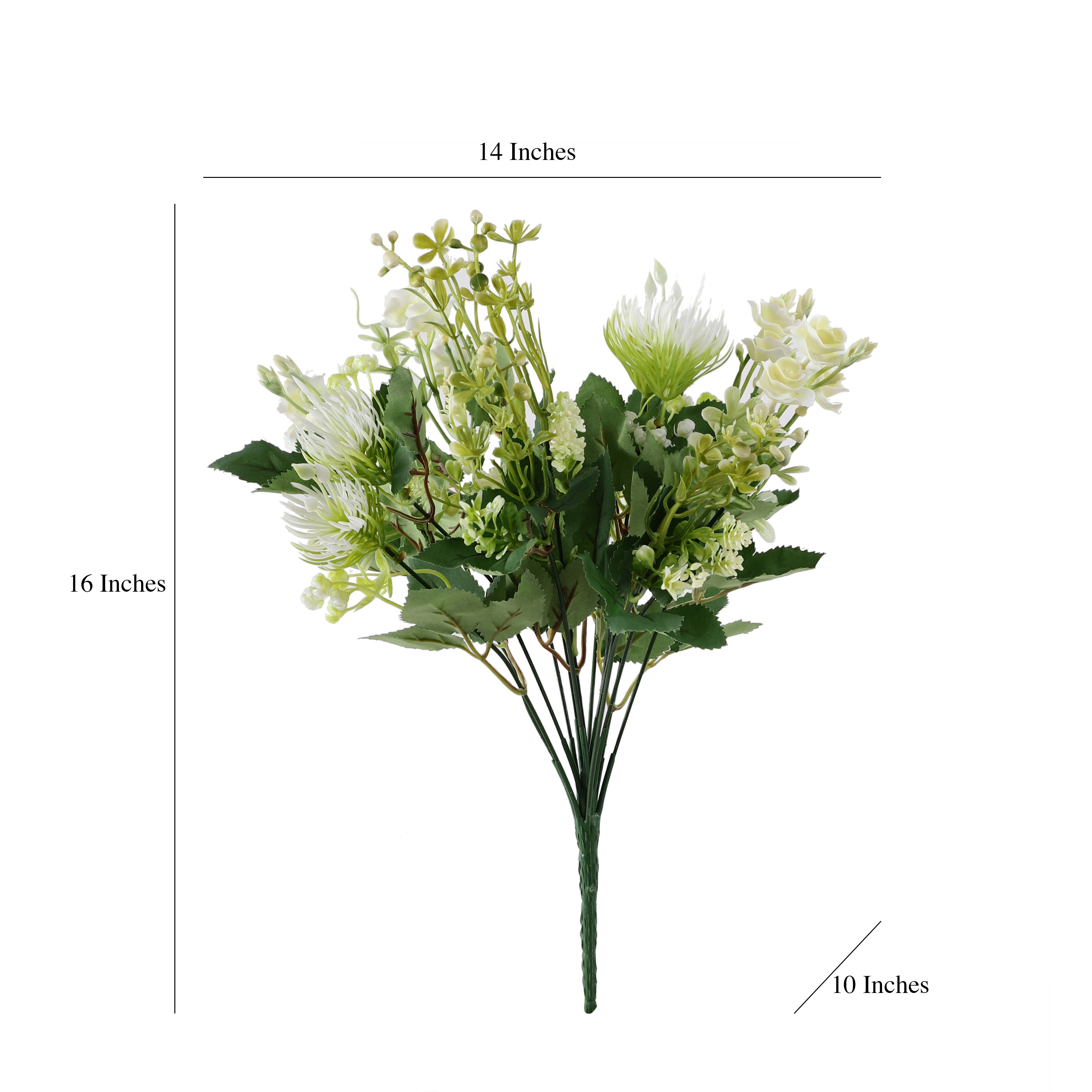 White Mini Rose Bunch (Single)