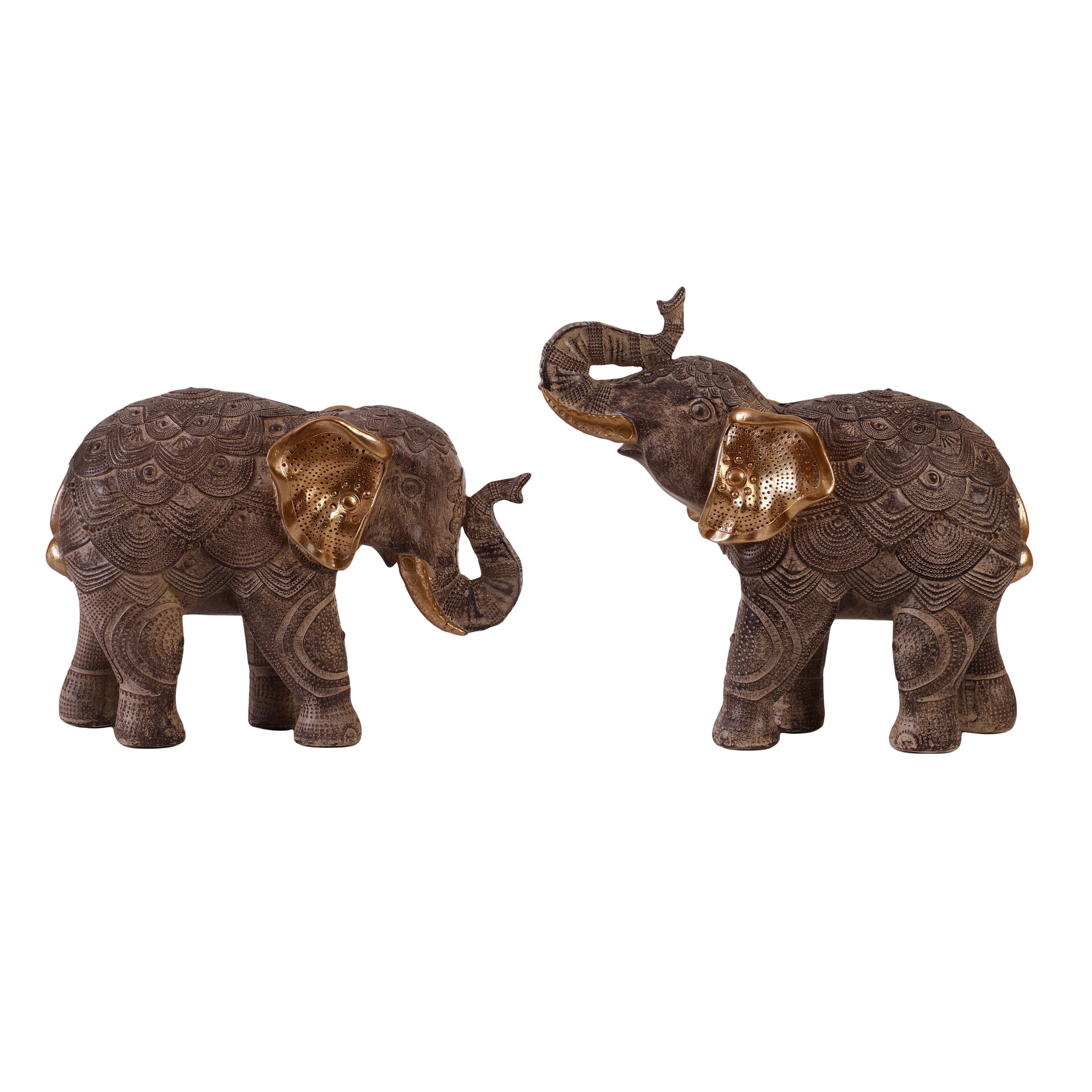 Trunk Up Triumphs Elephant Figurine (Single)