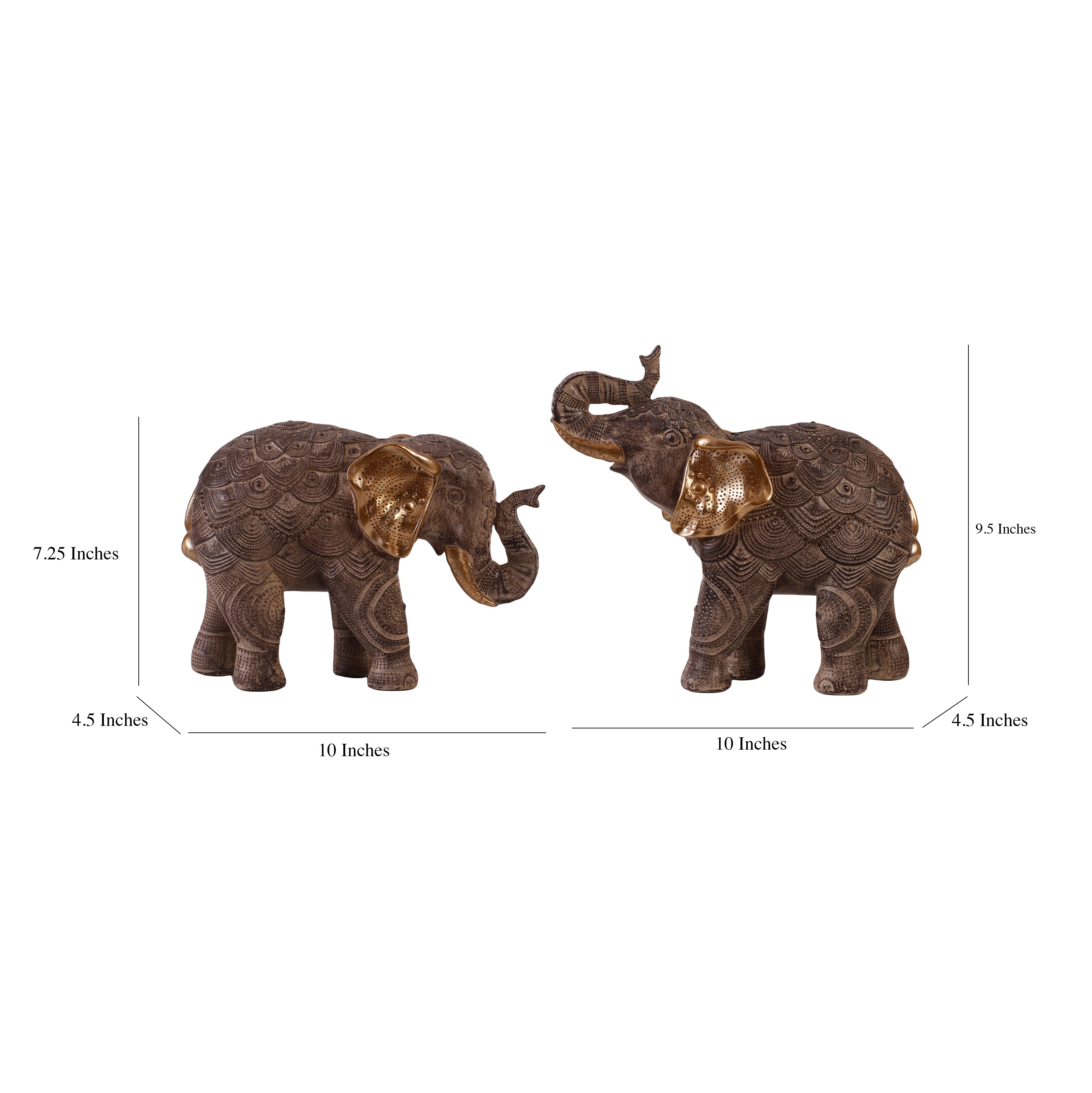 Trunk Up Triumphs Elephant Figurine (Single)