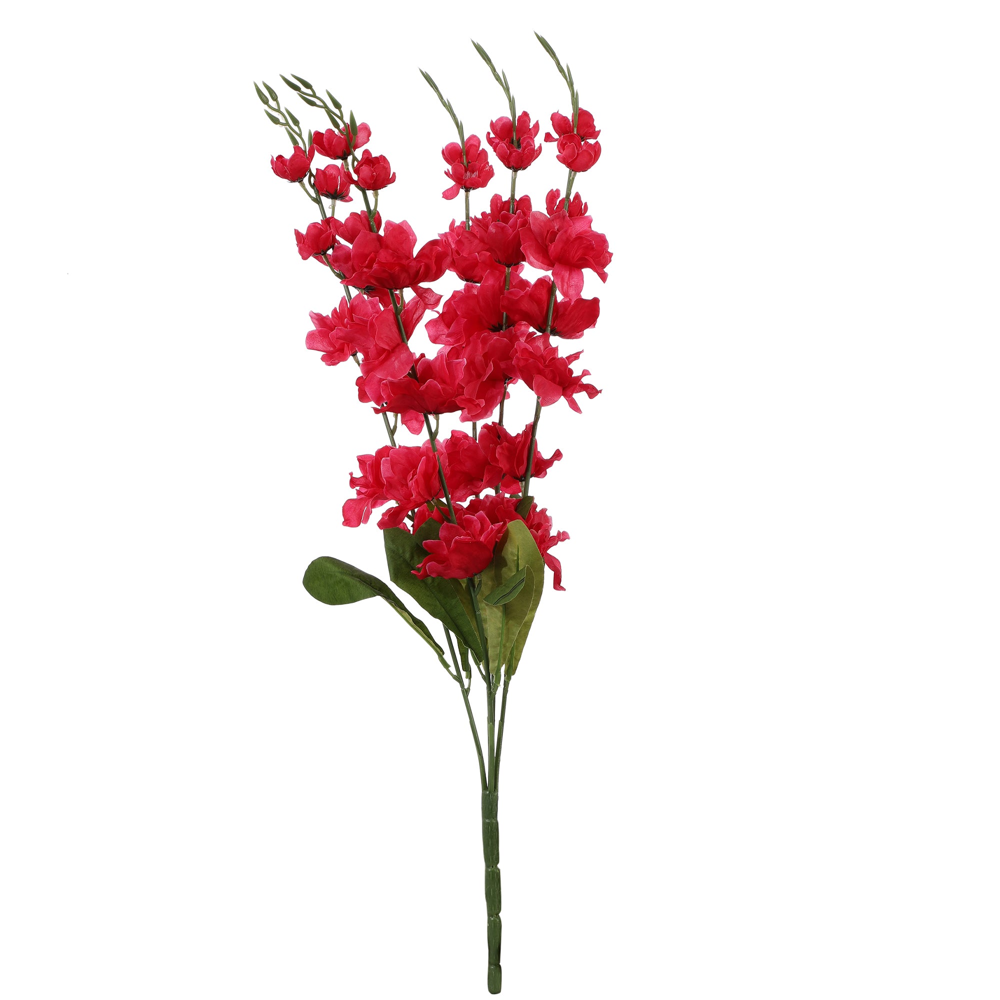 Fuchsia Gladiolus Faux Flower Stick (Single)