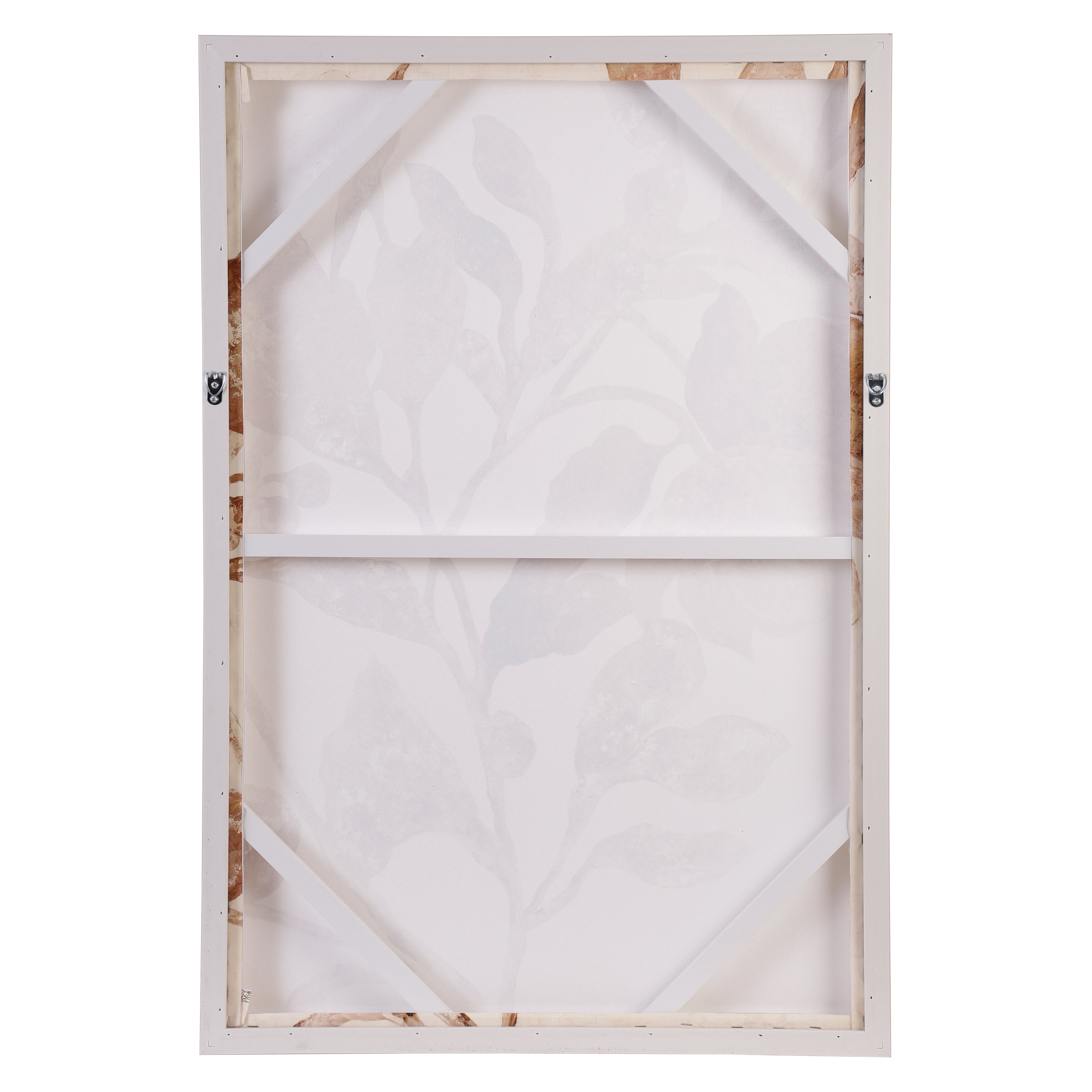 Botanical Foliage Canvas Art with Foil Accents