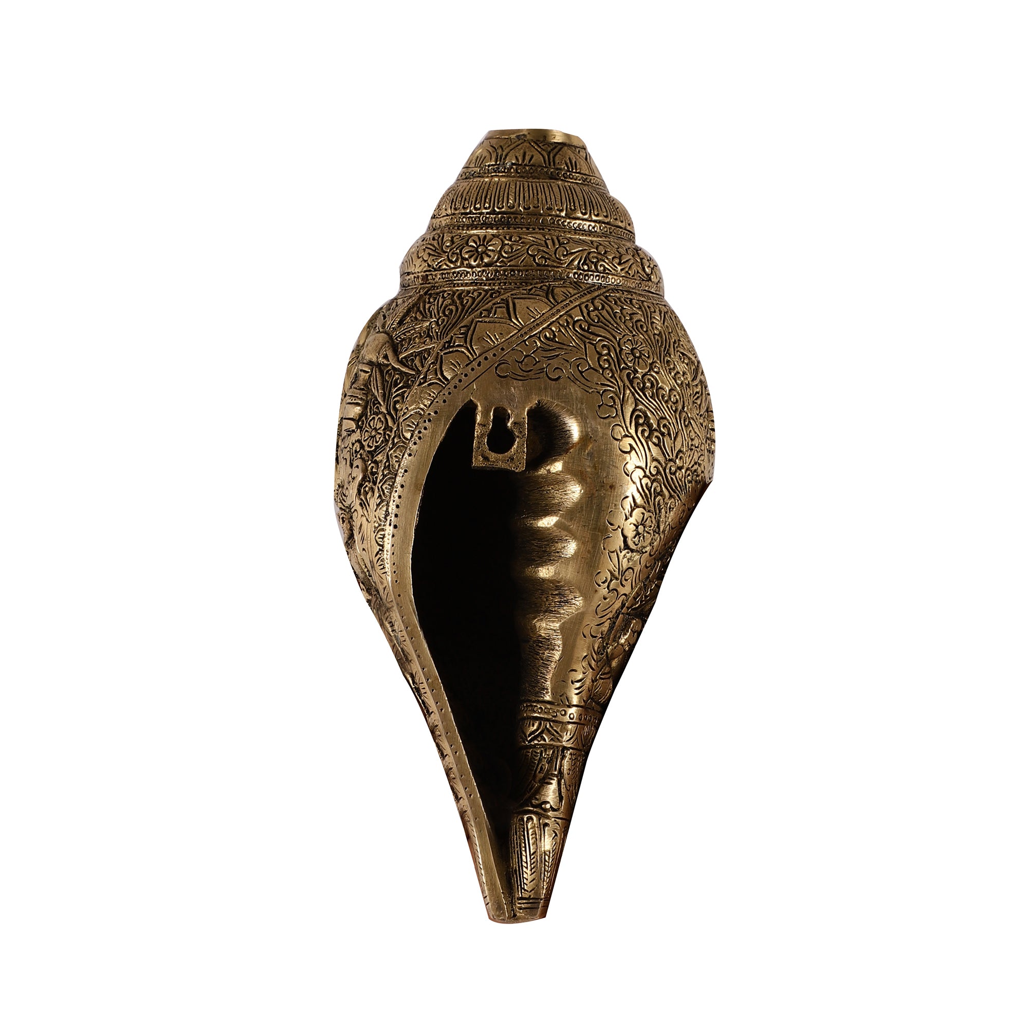 Handcrafted Brass Shank - Devi Avataar