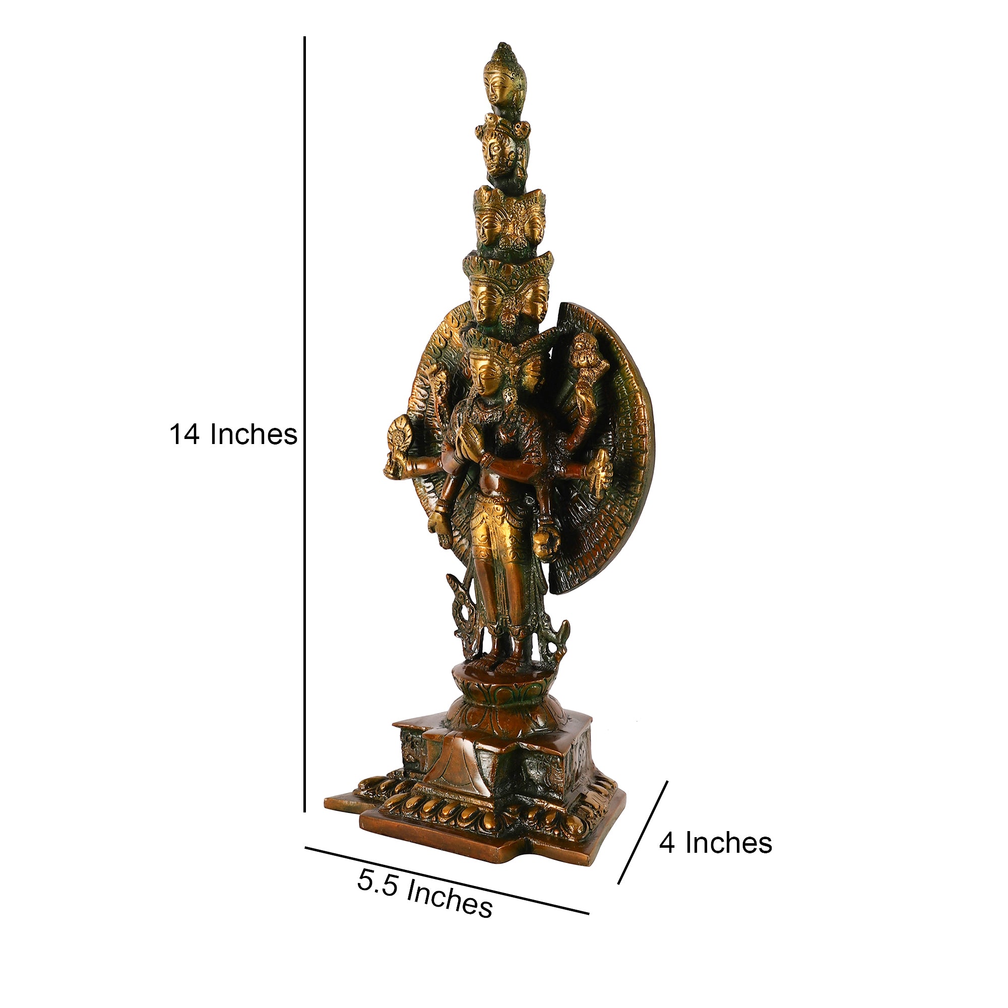 Brass Avlokeshwar Idol (Medium)