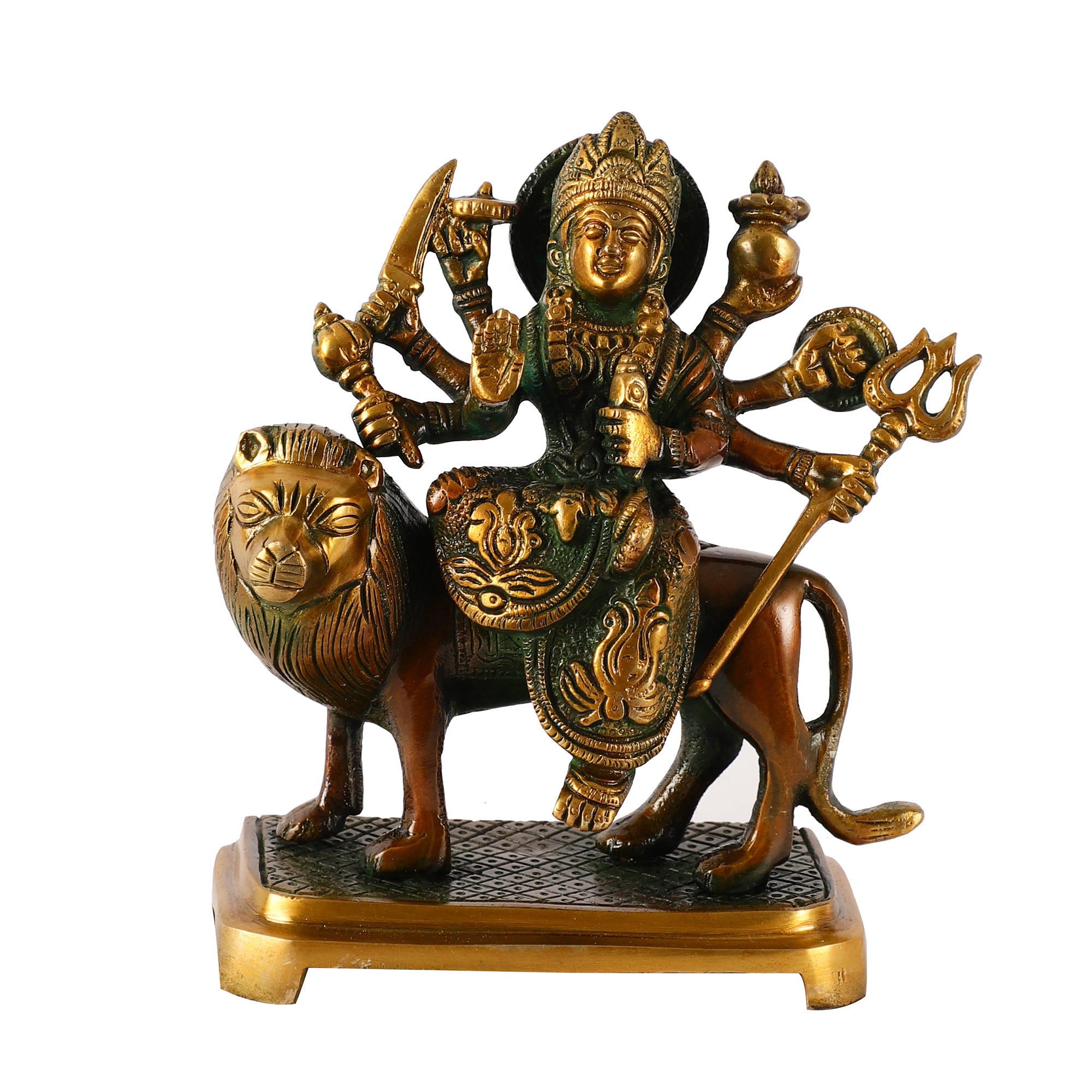 Brass Durga Devi