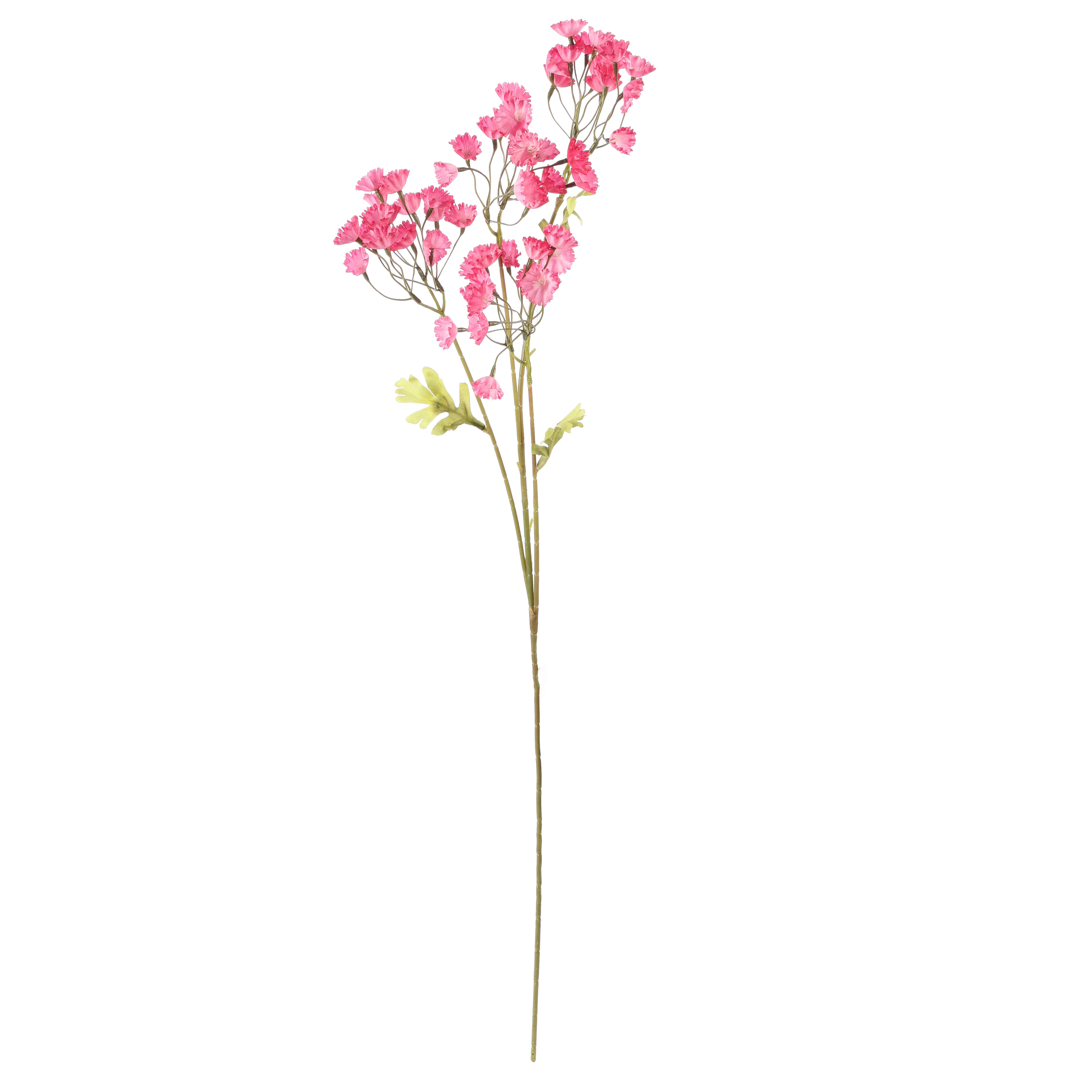 Faux Pink Baby's Breath Flower Stick (Single)