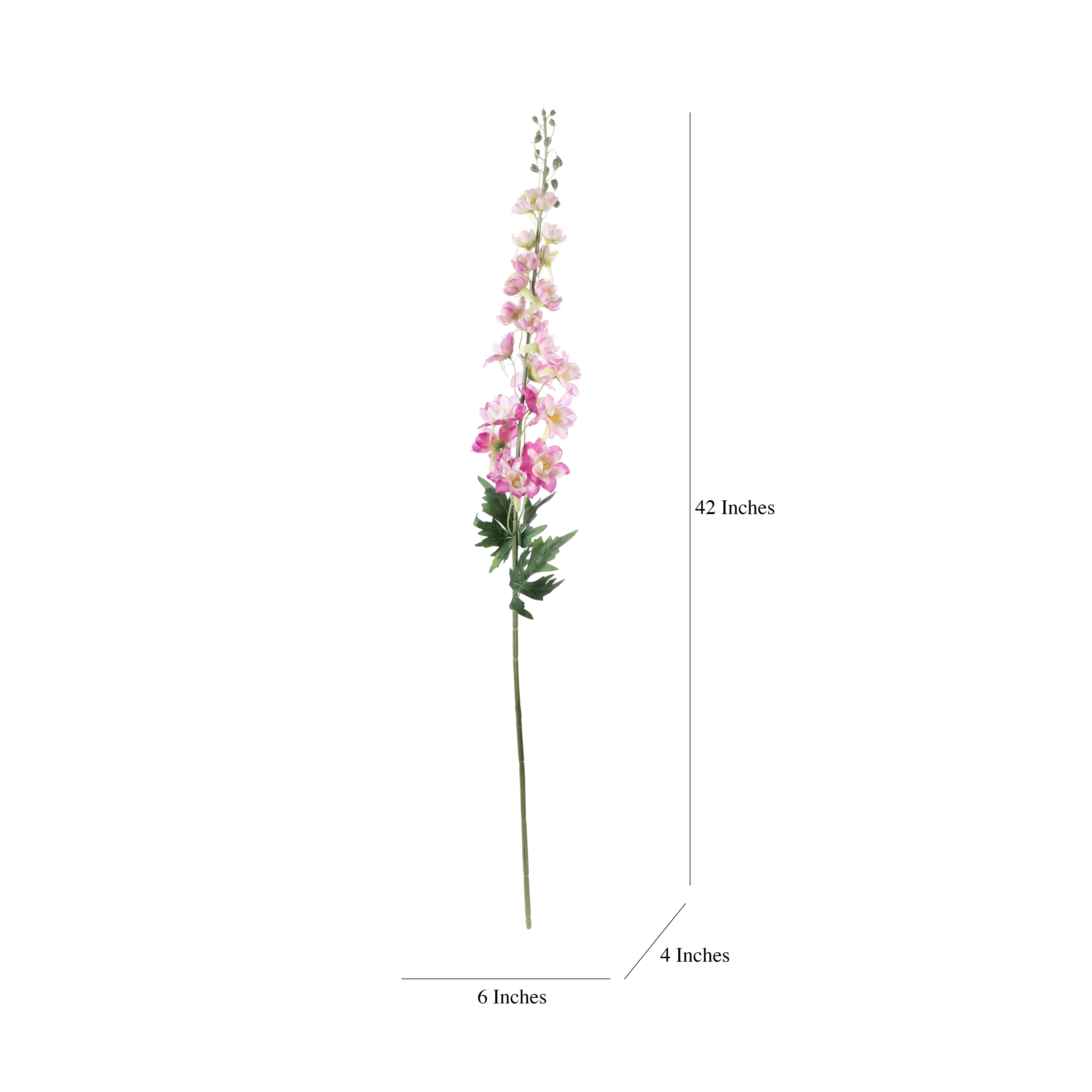 Faux Dual Shade Mauve Delphinium Stick (Single)
