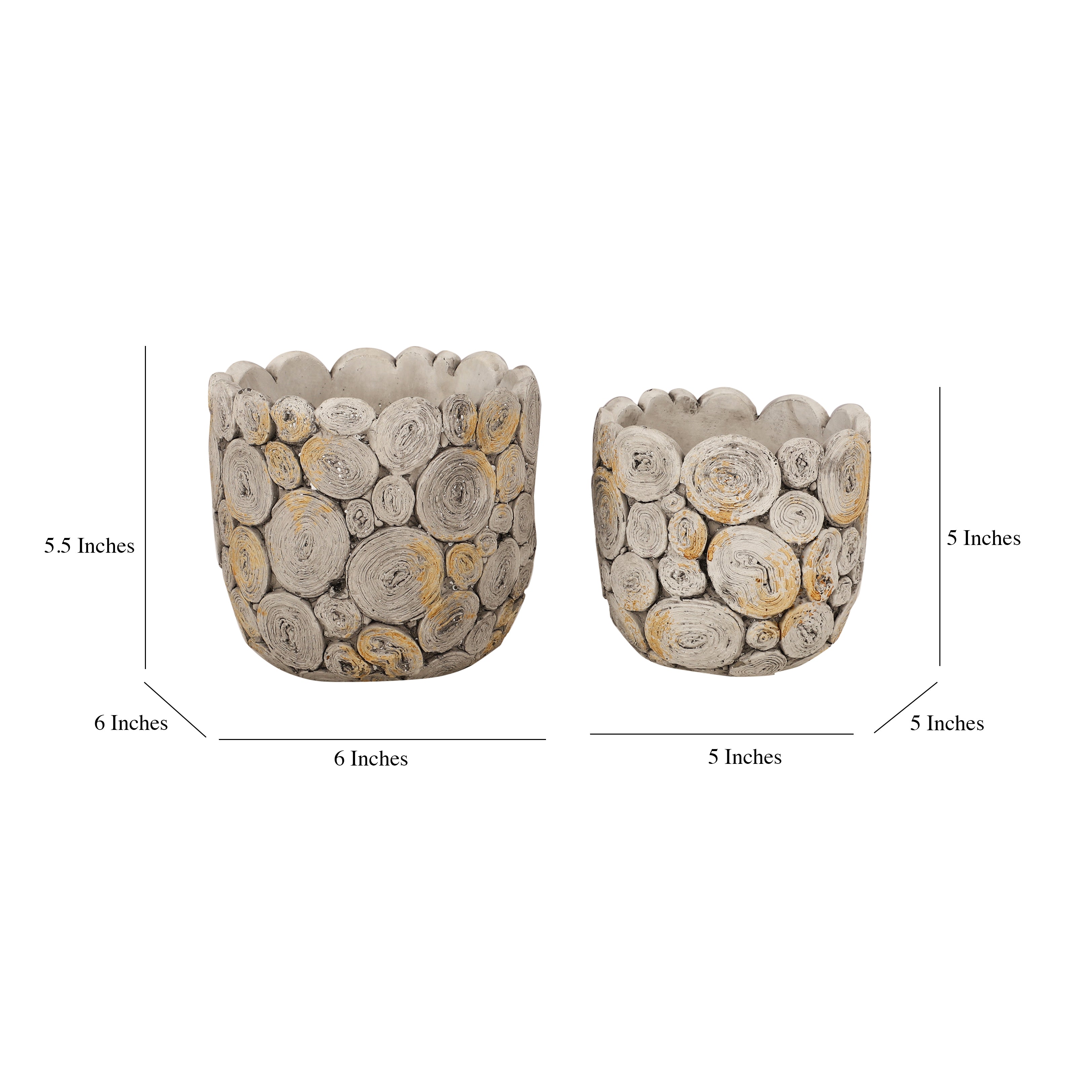 Trunk Pattern Planter (Single)