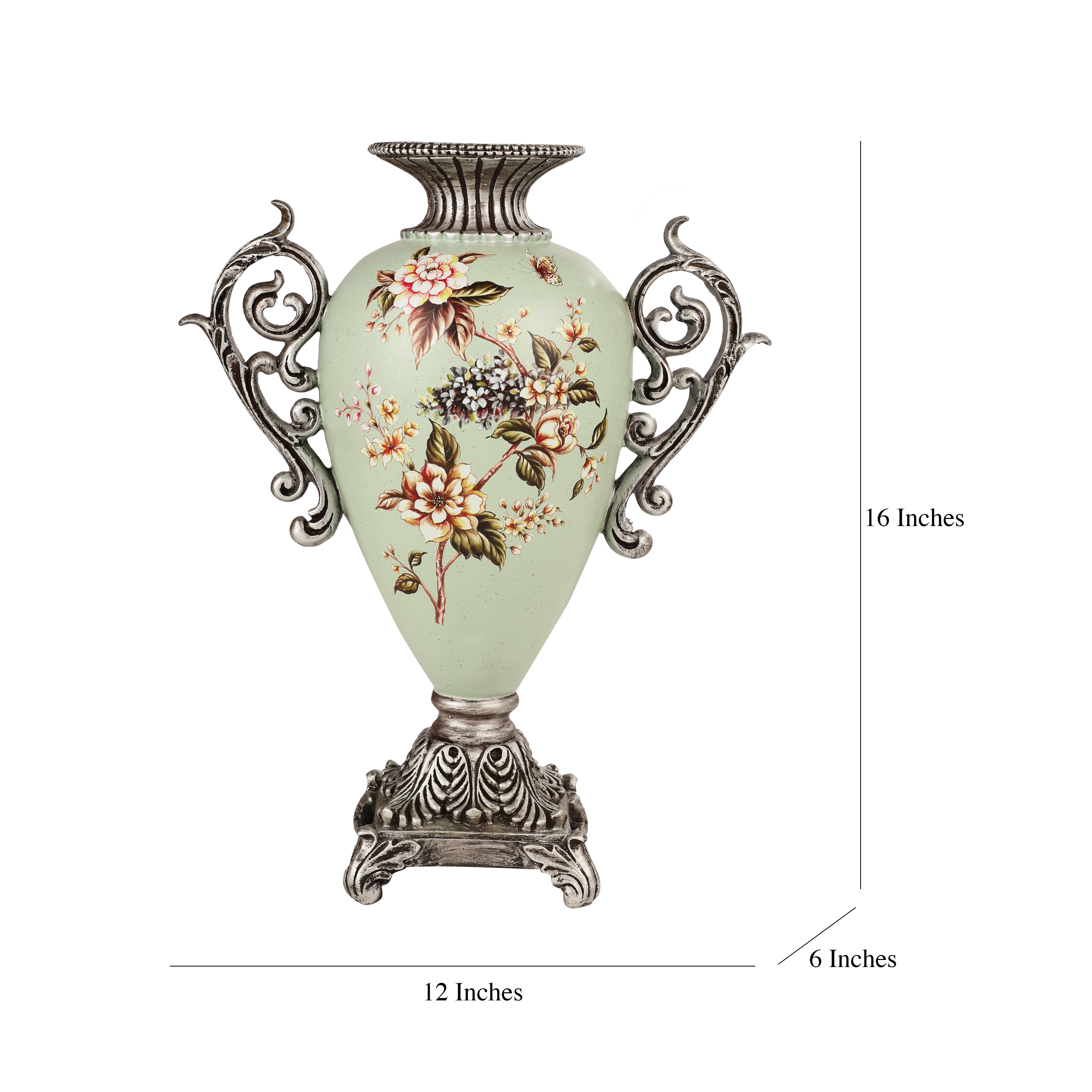 Gardenia Green Tall Vase