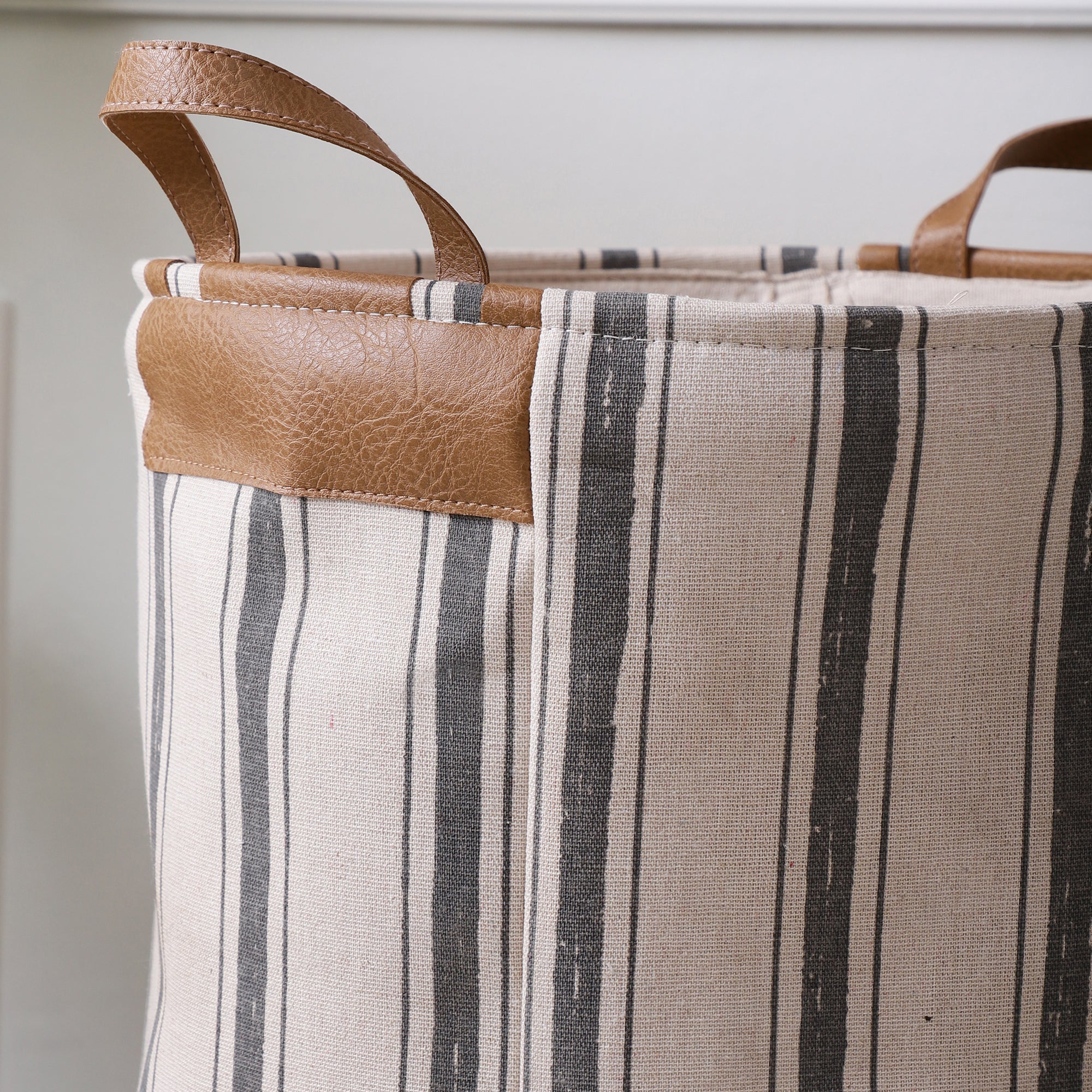 Loom & Leather Laundry Basket (Single)