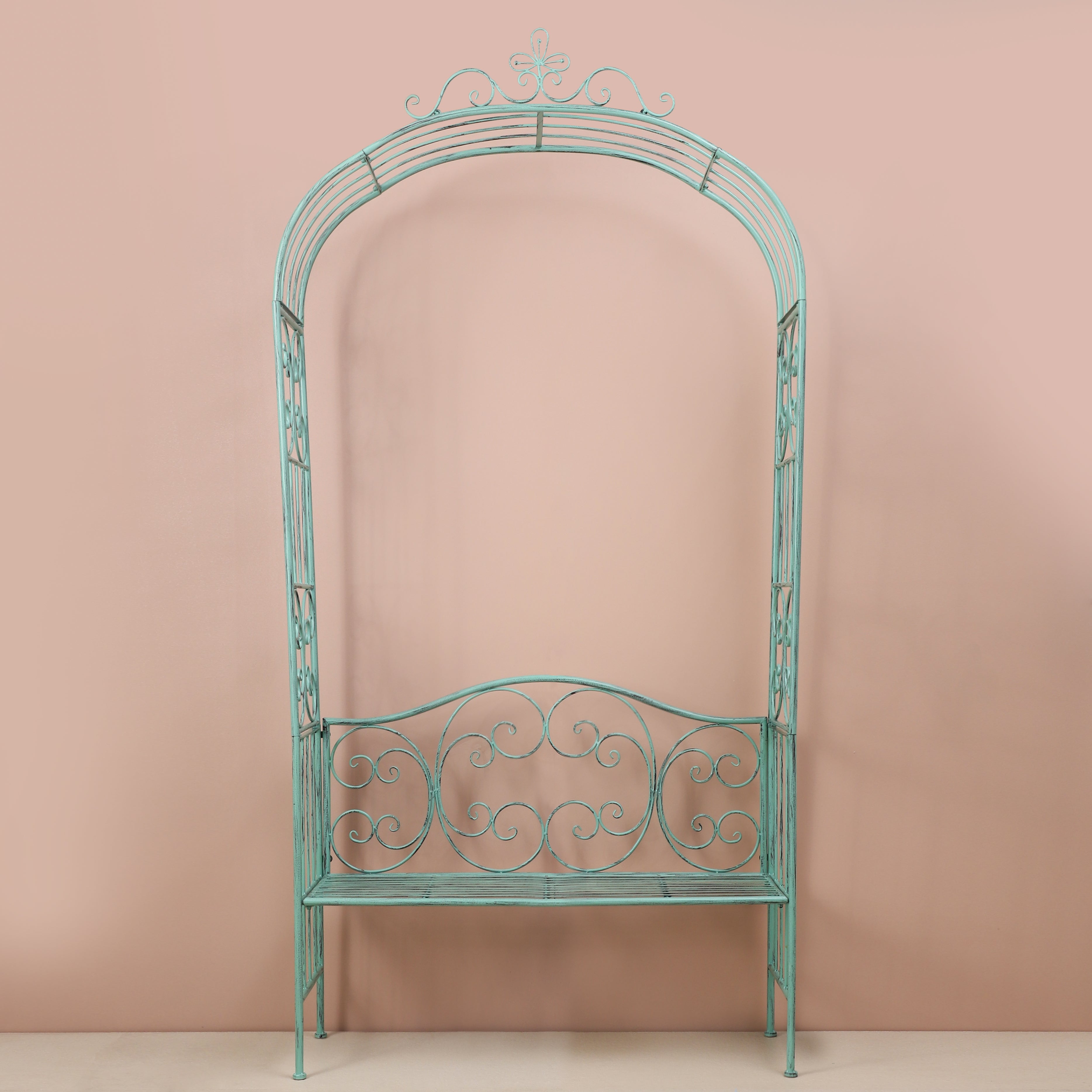 Olive Garden Outdoor Bench With Arch