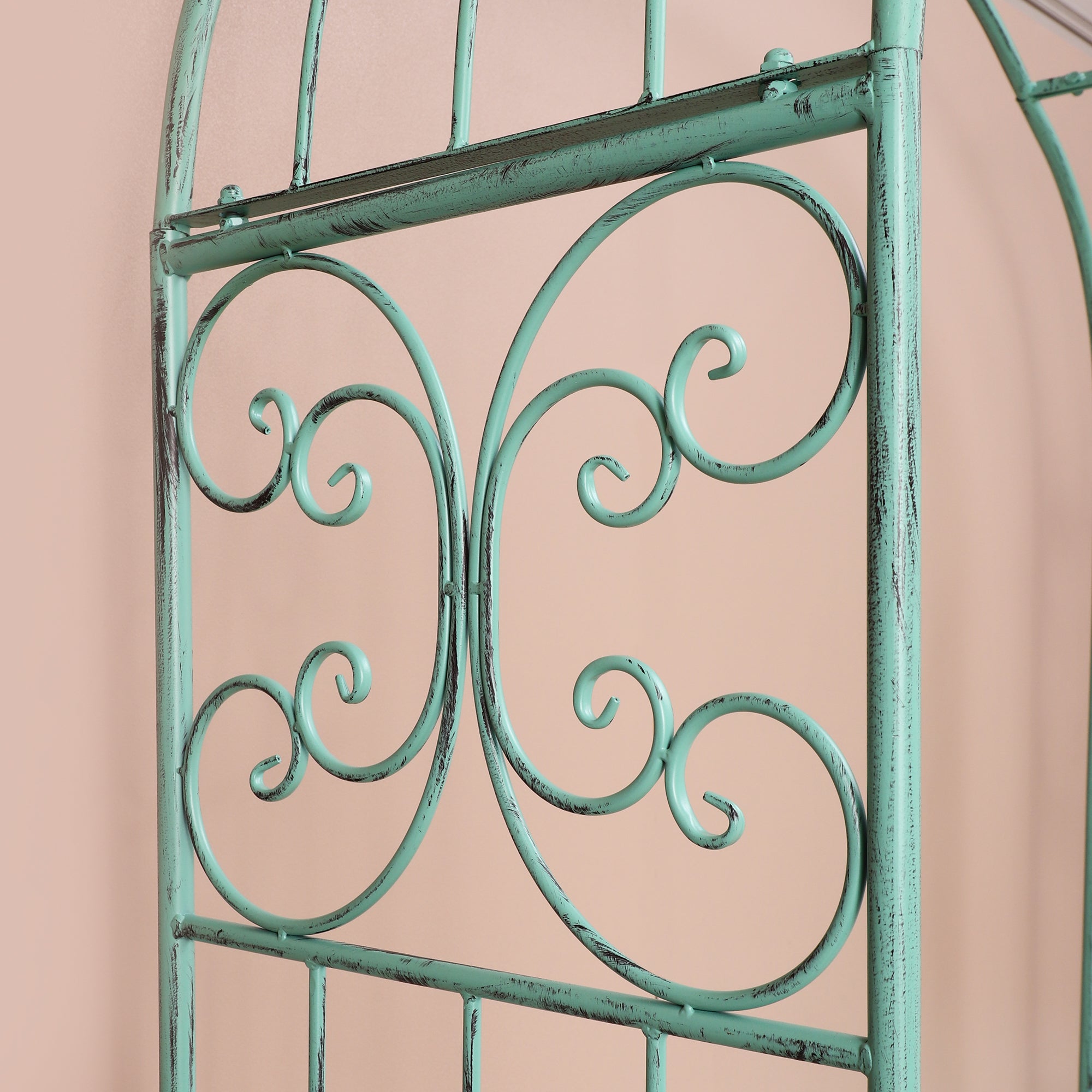 Olive Garden Outdoor Bench With Arch