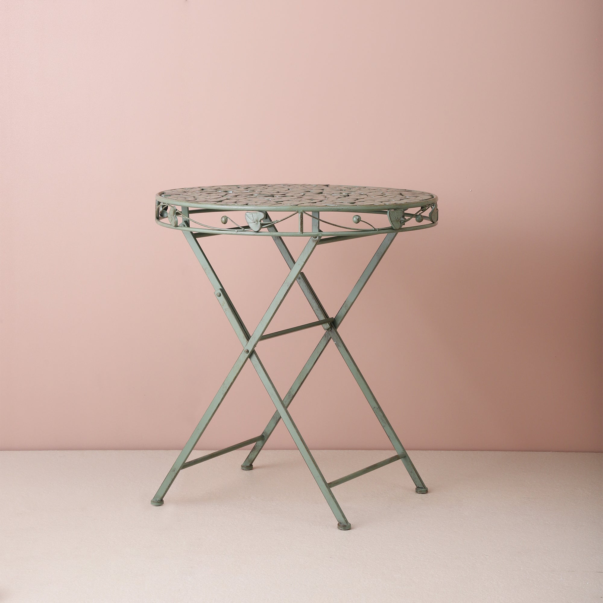 Sage Green Foldable Outdoor Chair & Table (Single)