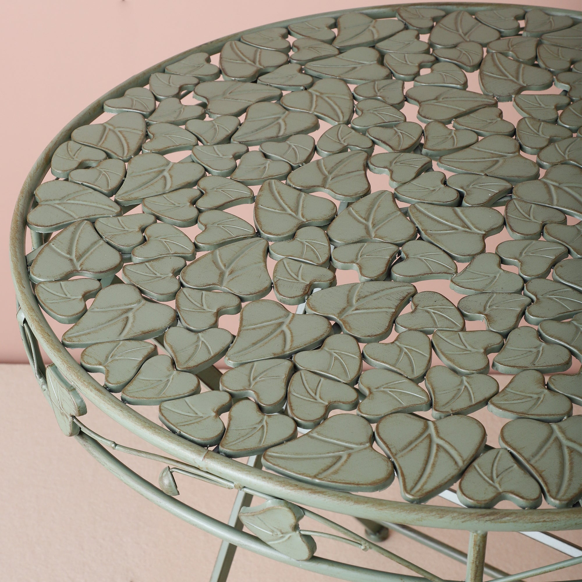 Sage Green Foldable Outdoor Chair & Table (Single)