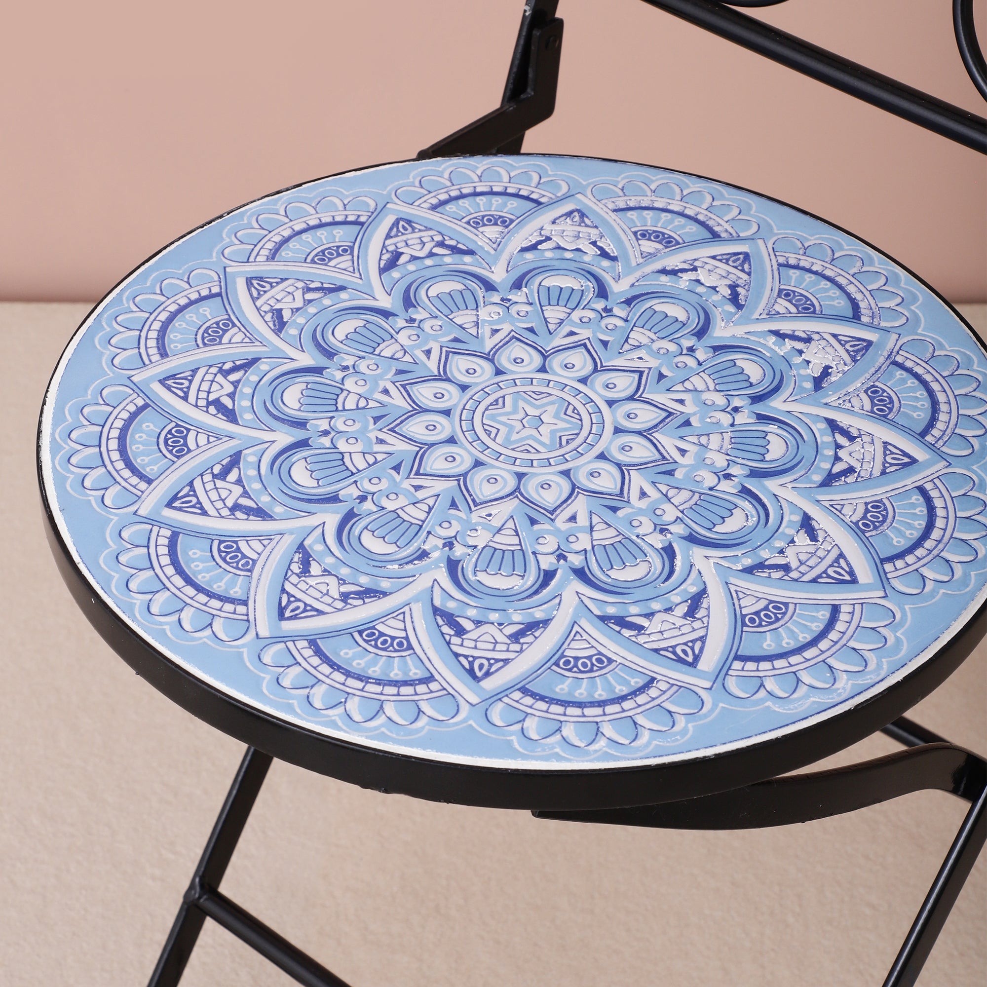 Santorini Outdoor Chairs & Table (Set of 3)