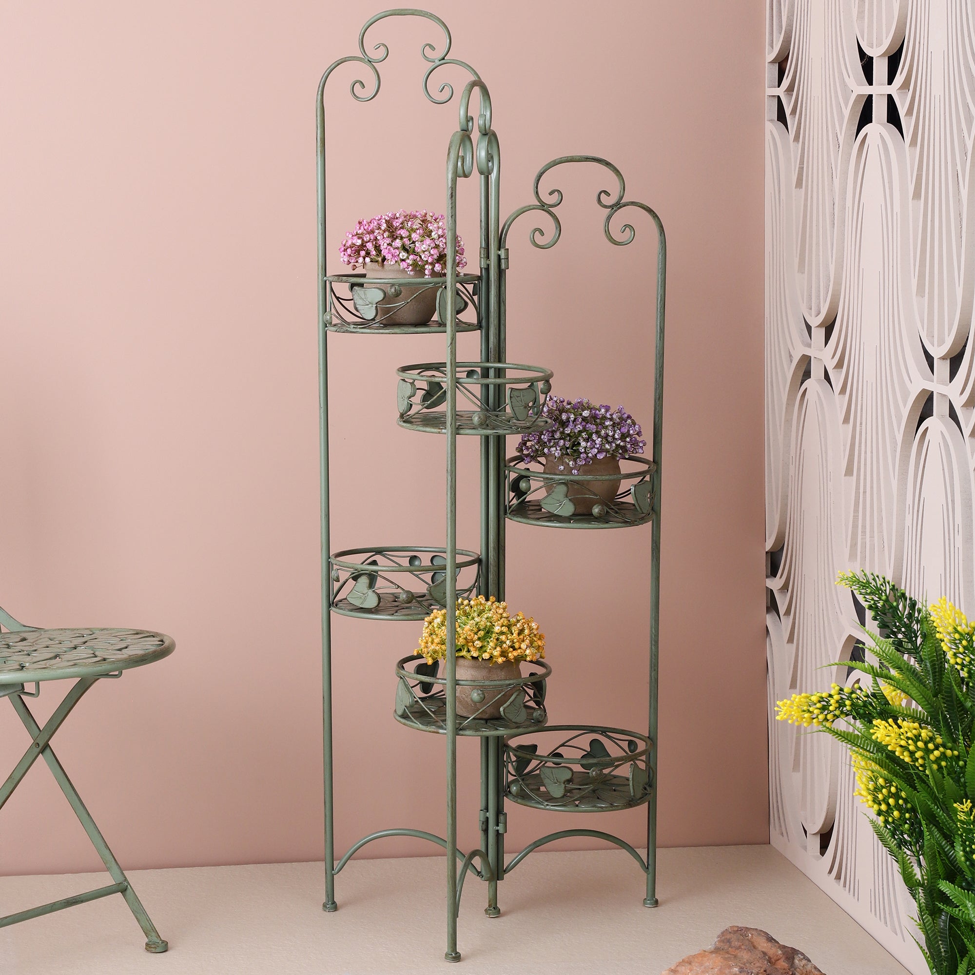 Sage Green Foldable Plant Holder