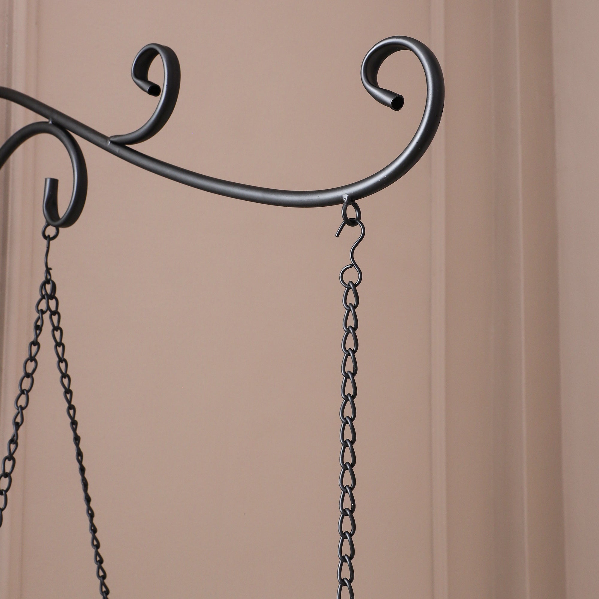 Wall Hanging Wheel Barrow Planter (Brown)