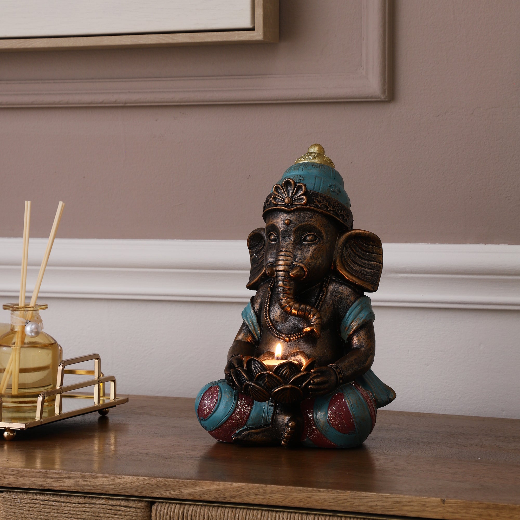Seated Ganesha Figurine