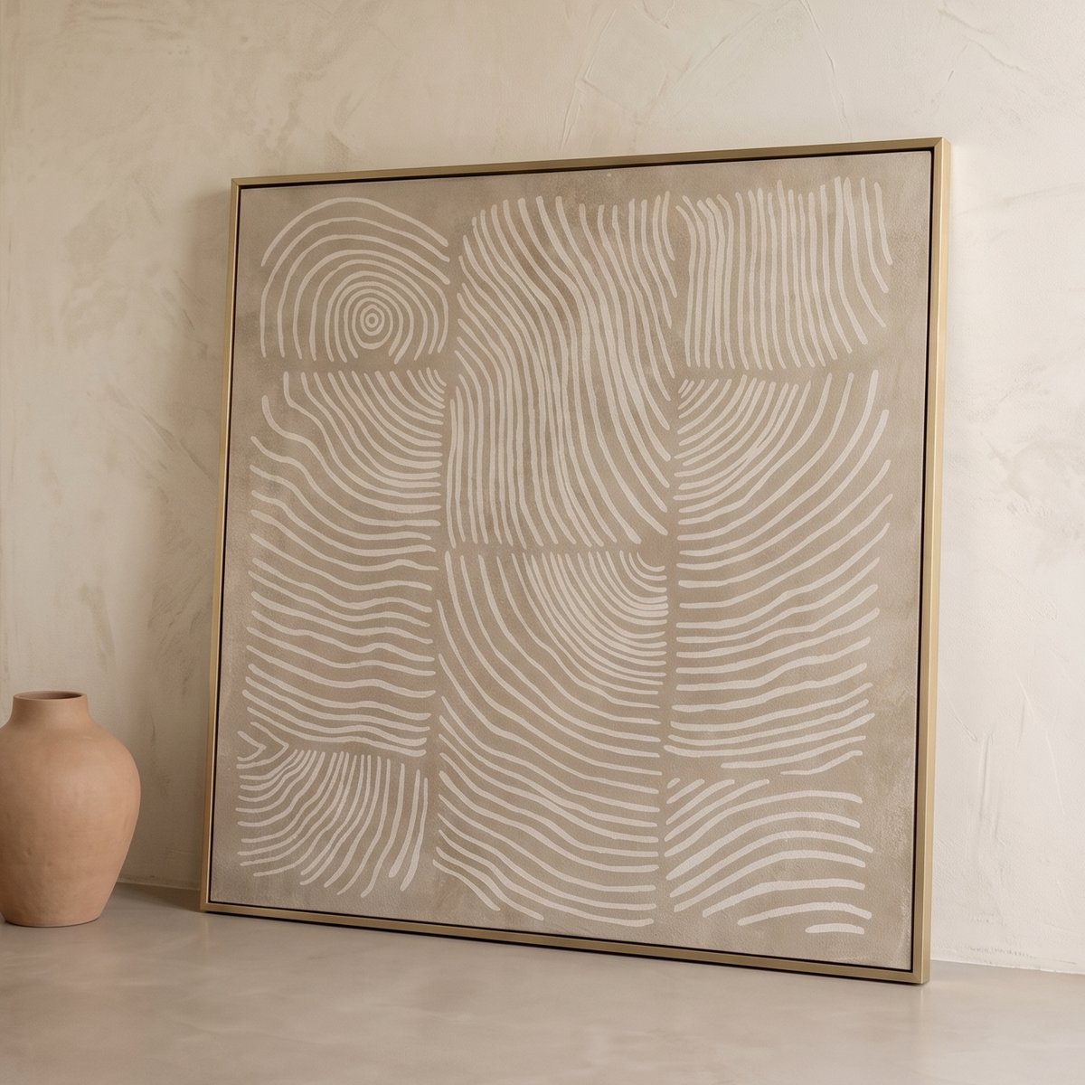 Ivory Timberline Textured Canvas