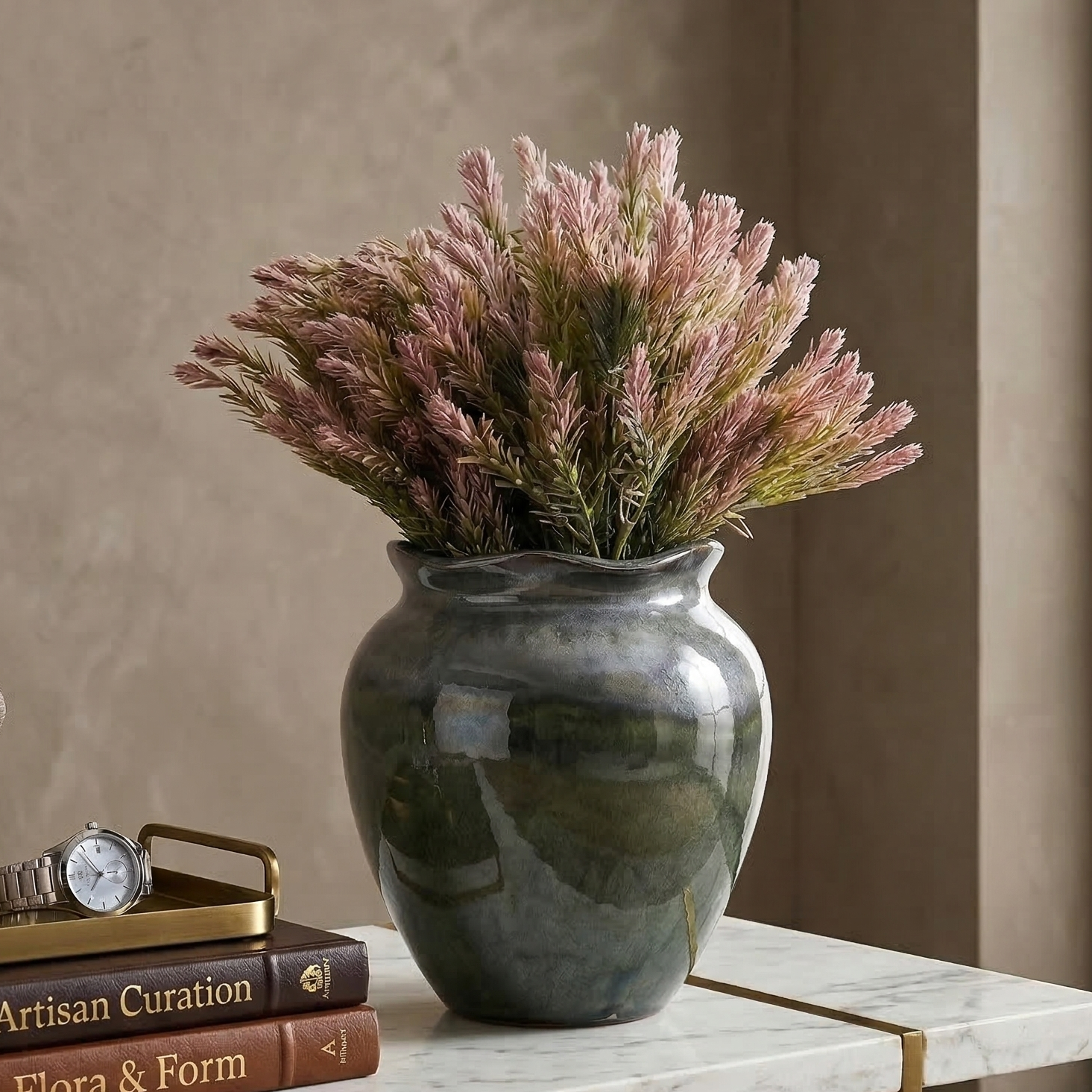 Mauve Pampas Grass Bunch (Single)