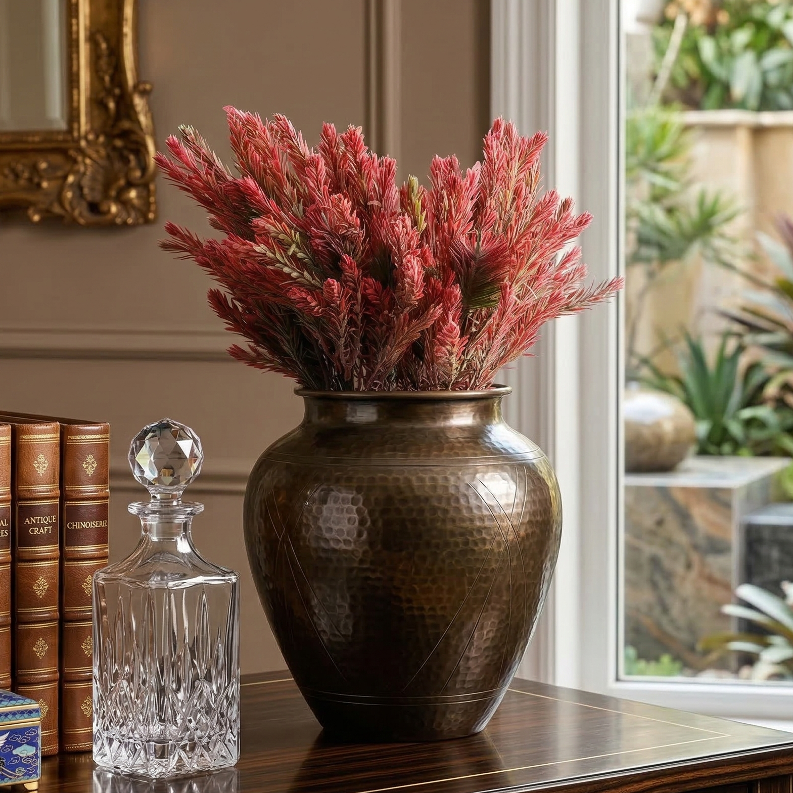 Red Pampas Grass Bunch (Single)