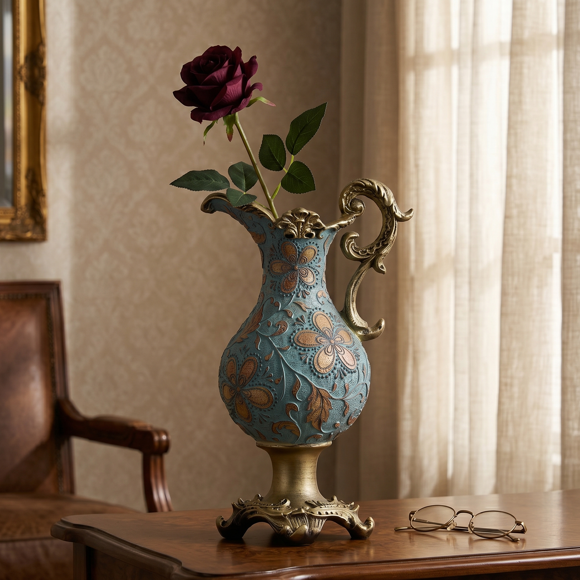 Tuscan Blue Jug