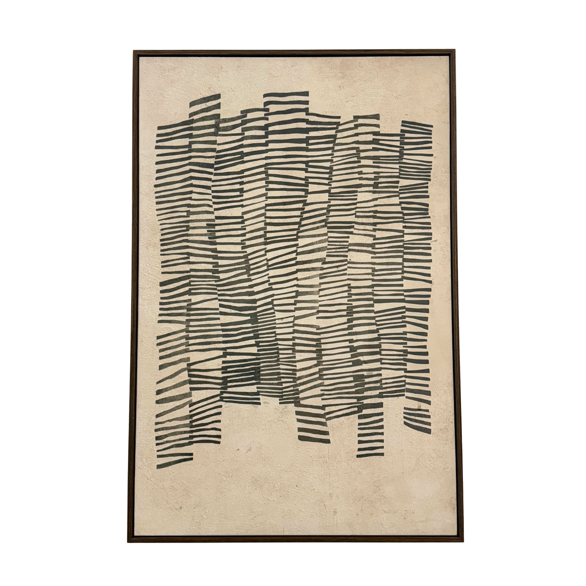 Charcoal Cadence Minimalist Canvas