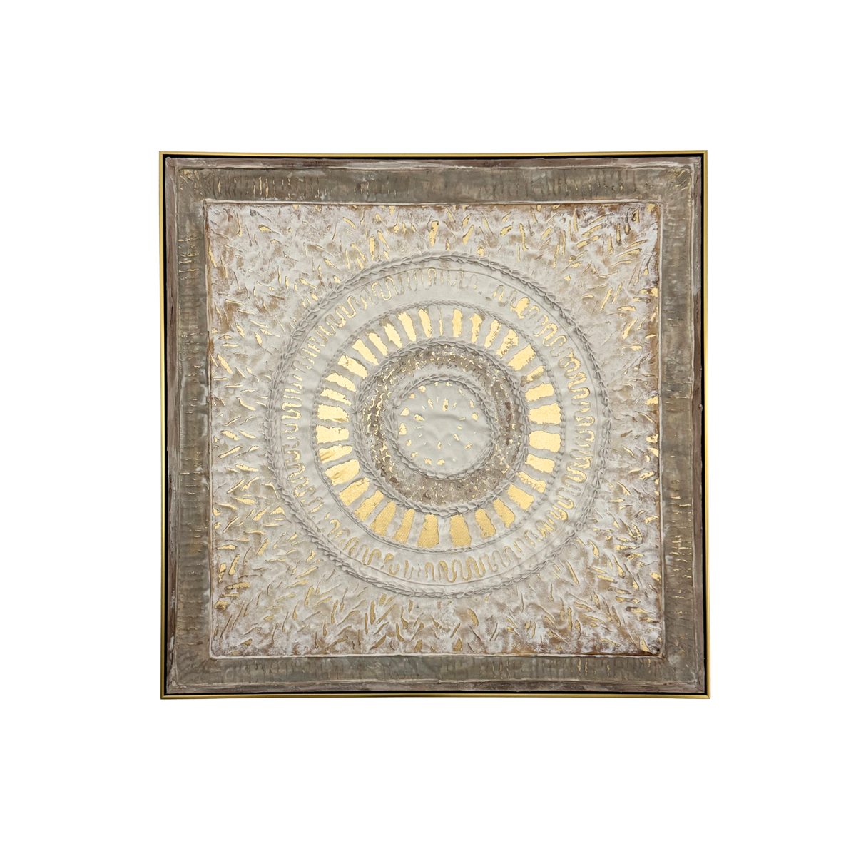 Mandala Relic Gilded Canvas
