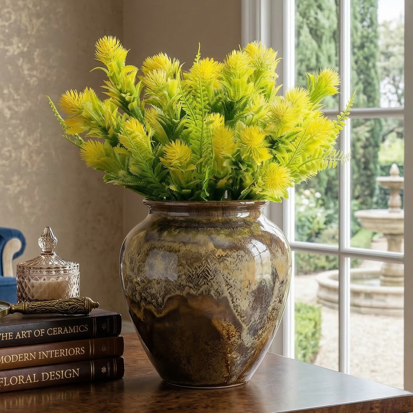 Yellow Fern Bunch (Single)