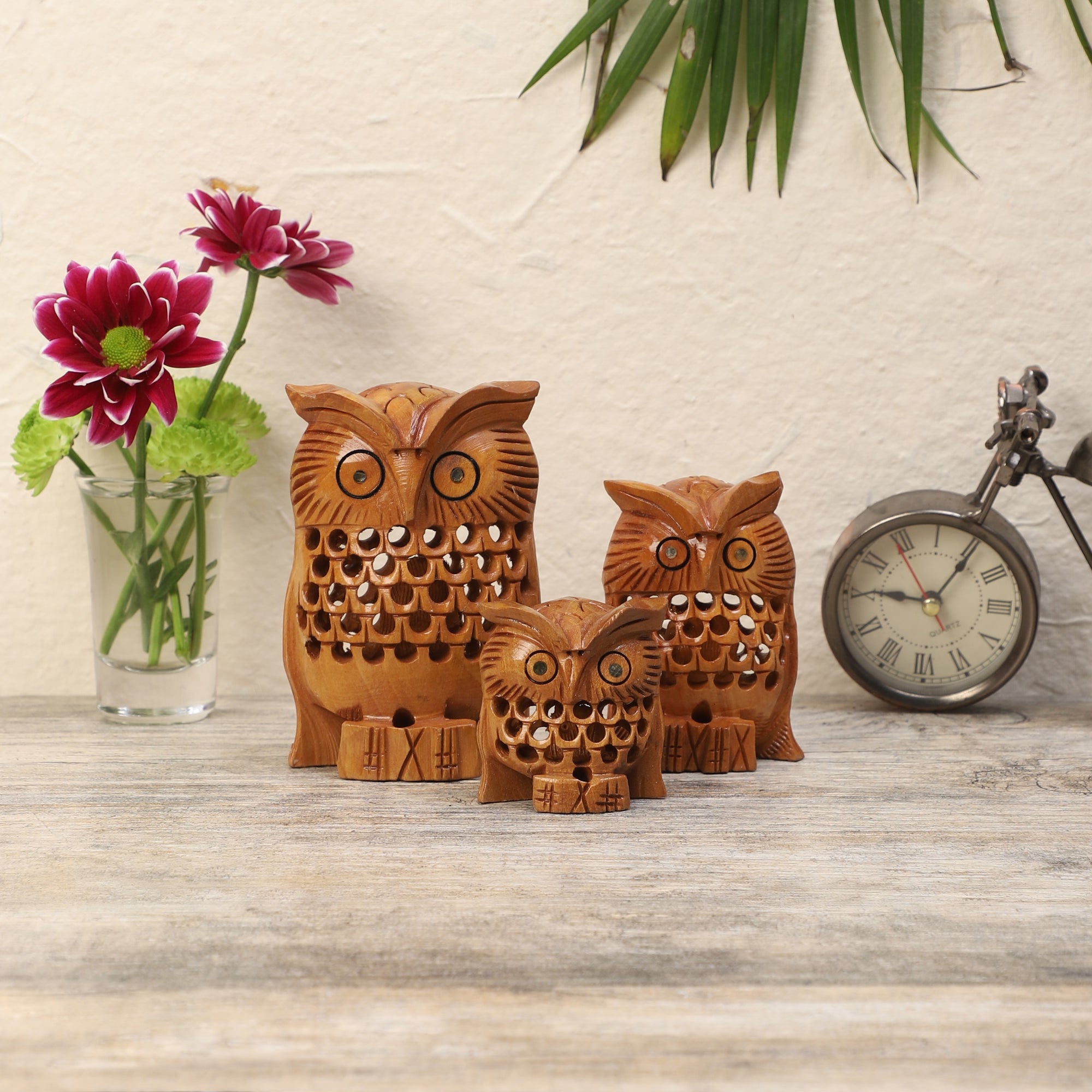The Little Owl Family (Set of 3)