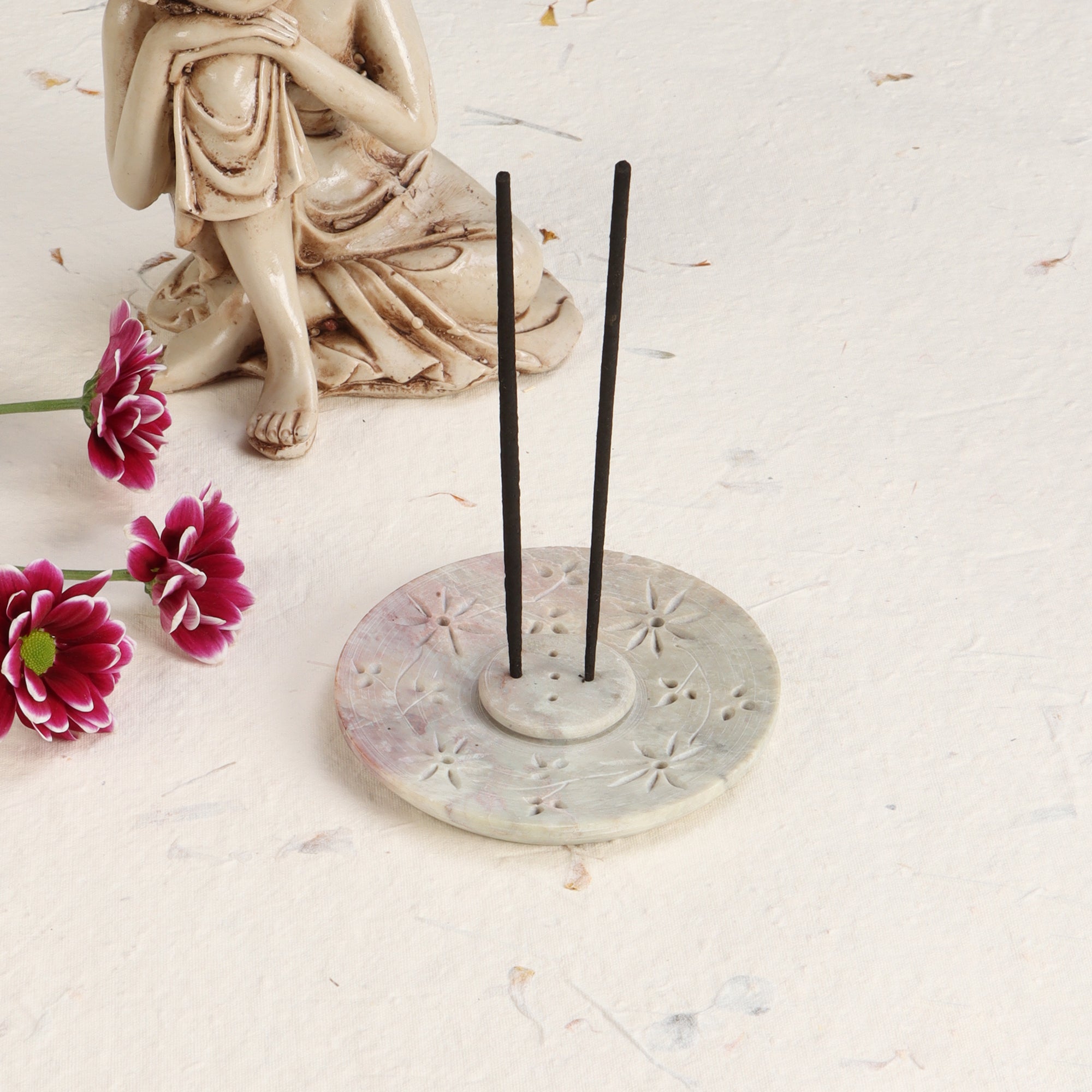 Marble Chakra - Incense Holder