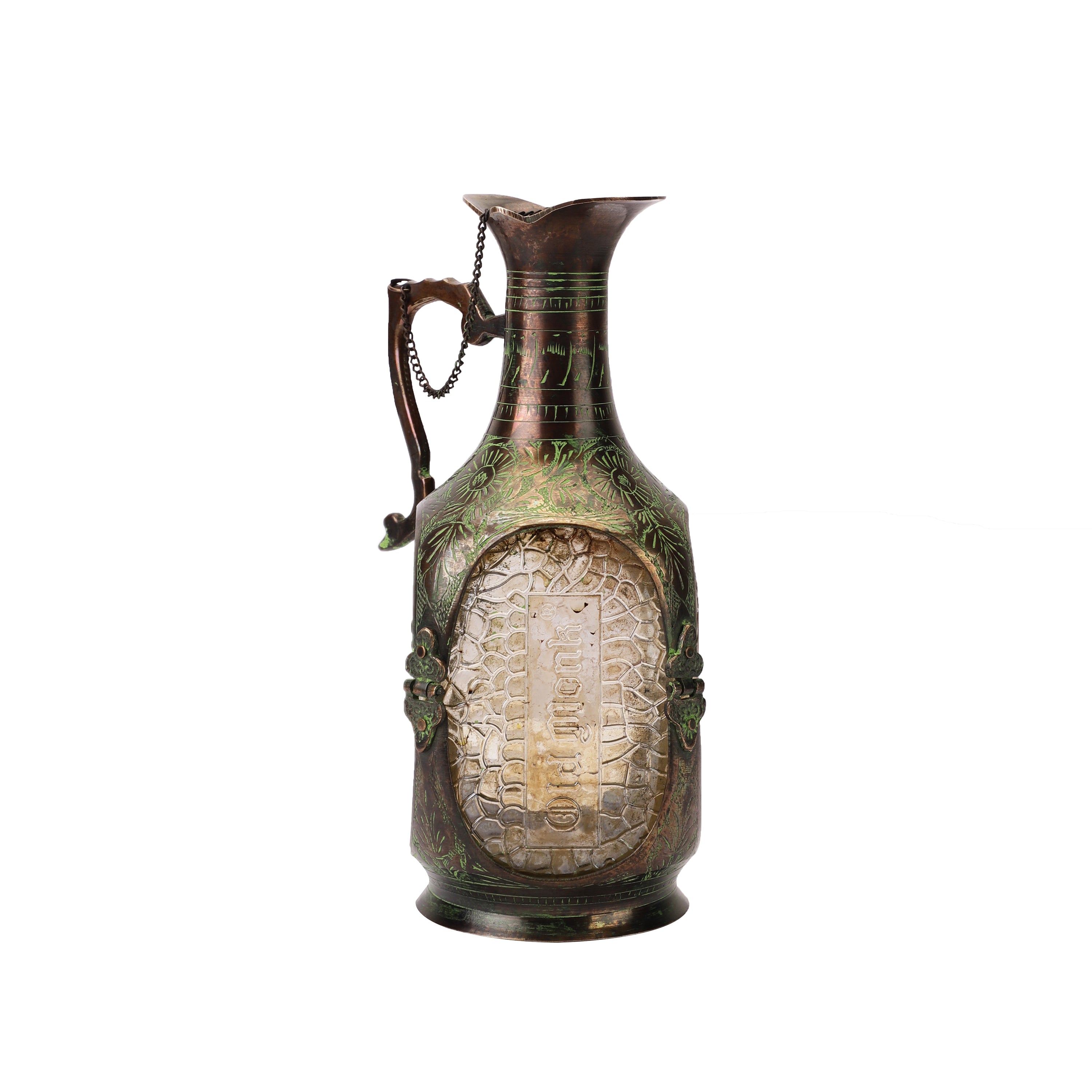 Antique Decorative Decanter (Green)