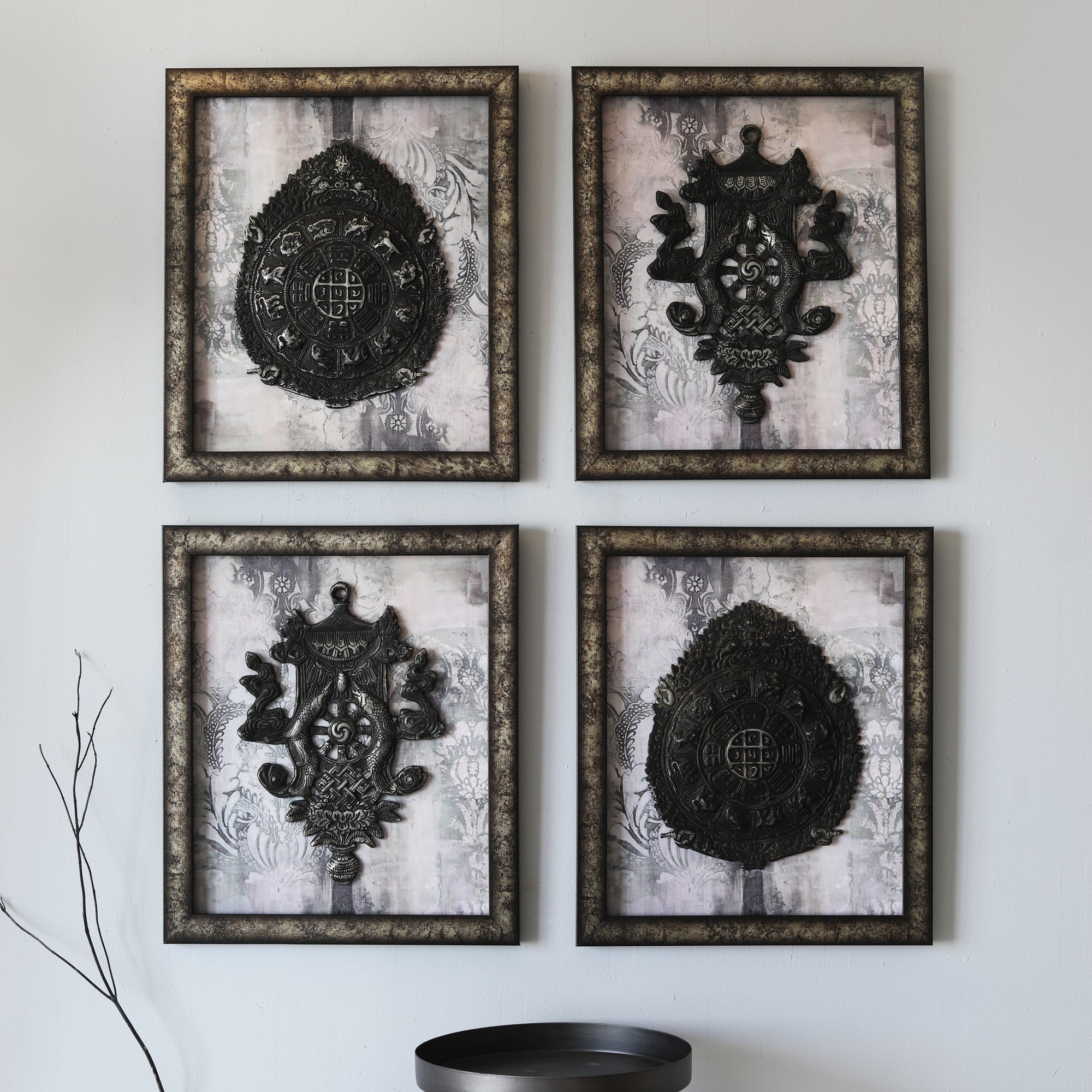 Rustic Tones - Framed Wall Art (set of 2)