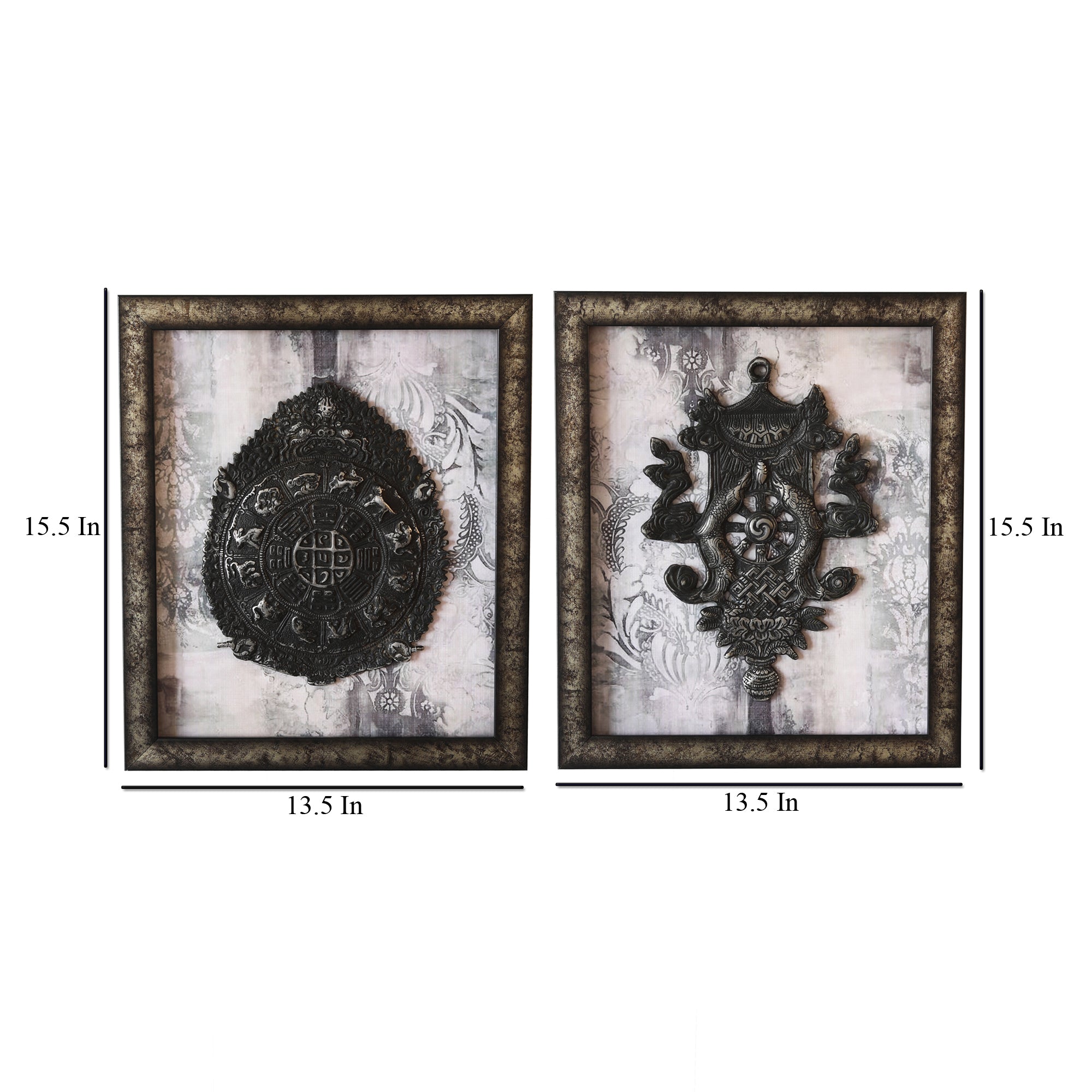 Rustic Tones - Framed Wall Art (set of 2)