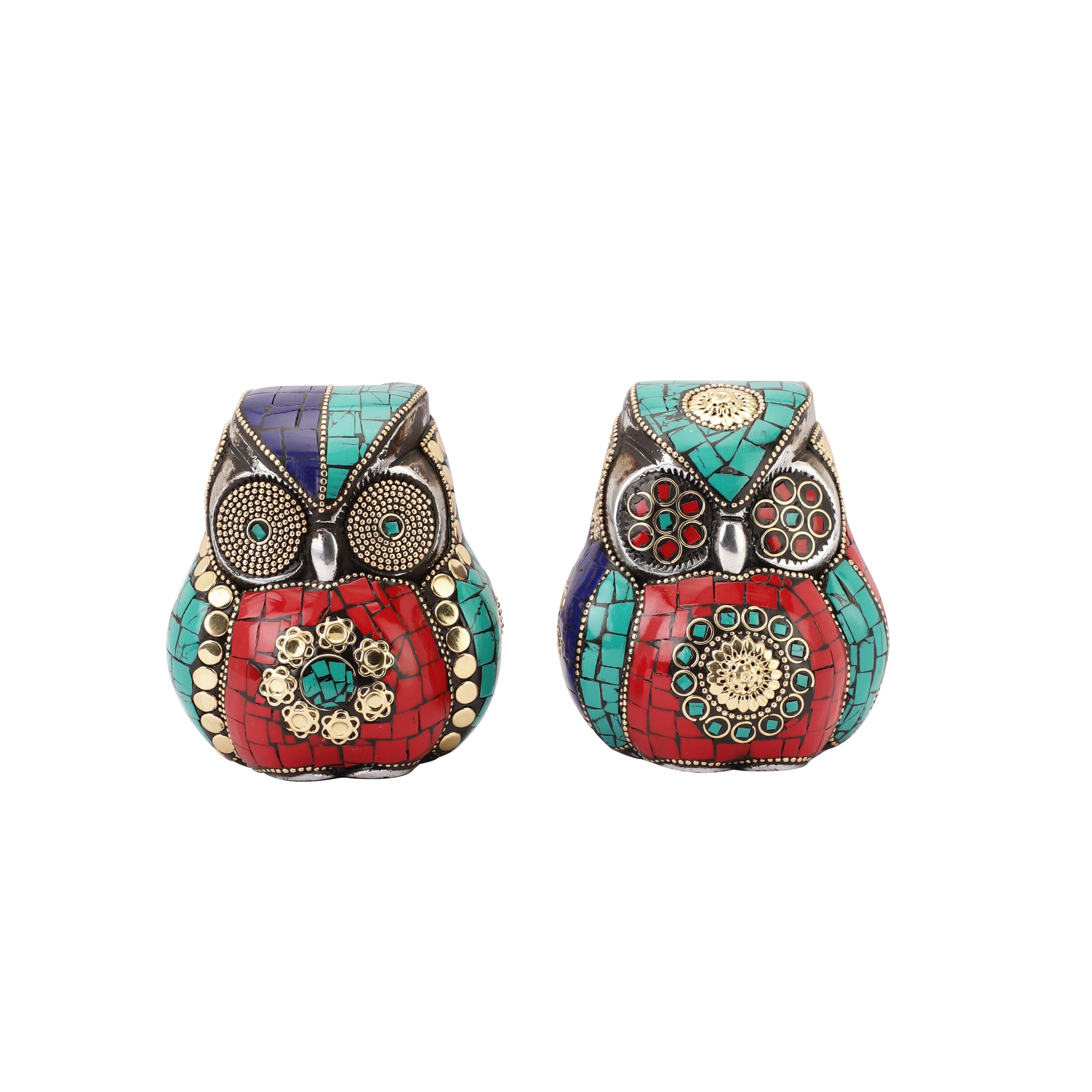 Multicolour Stone Owl (Single)