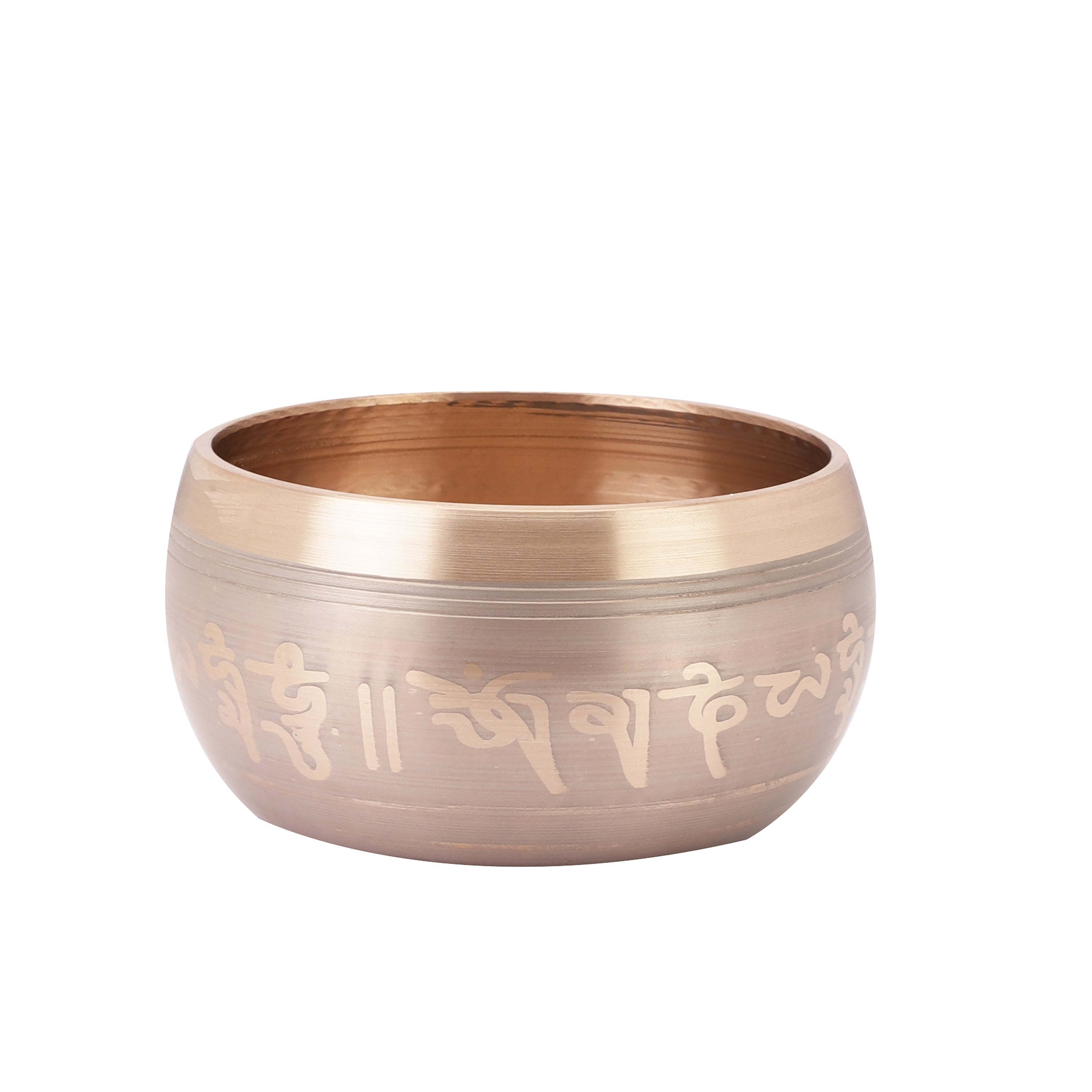 Buddha Star Carving Tibetan Singing Bowl (with stick)