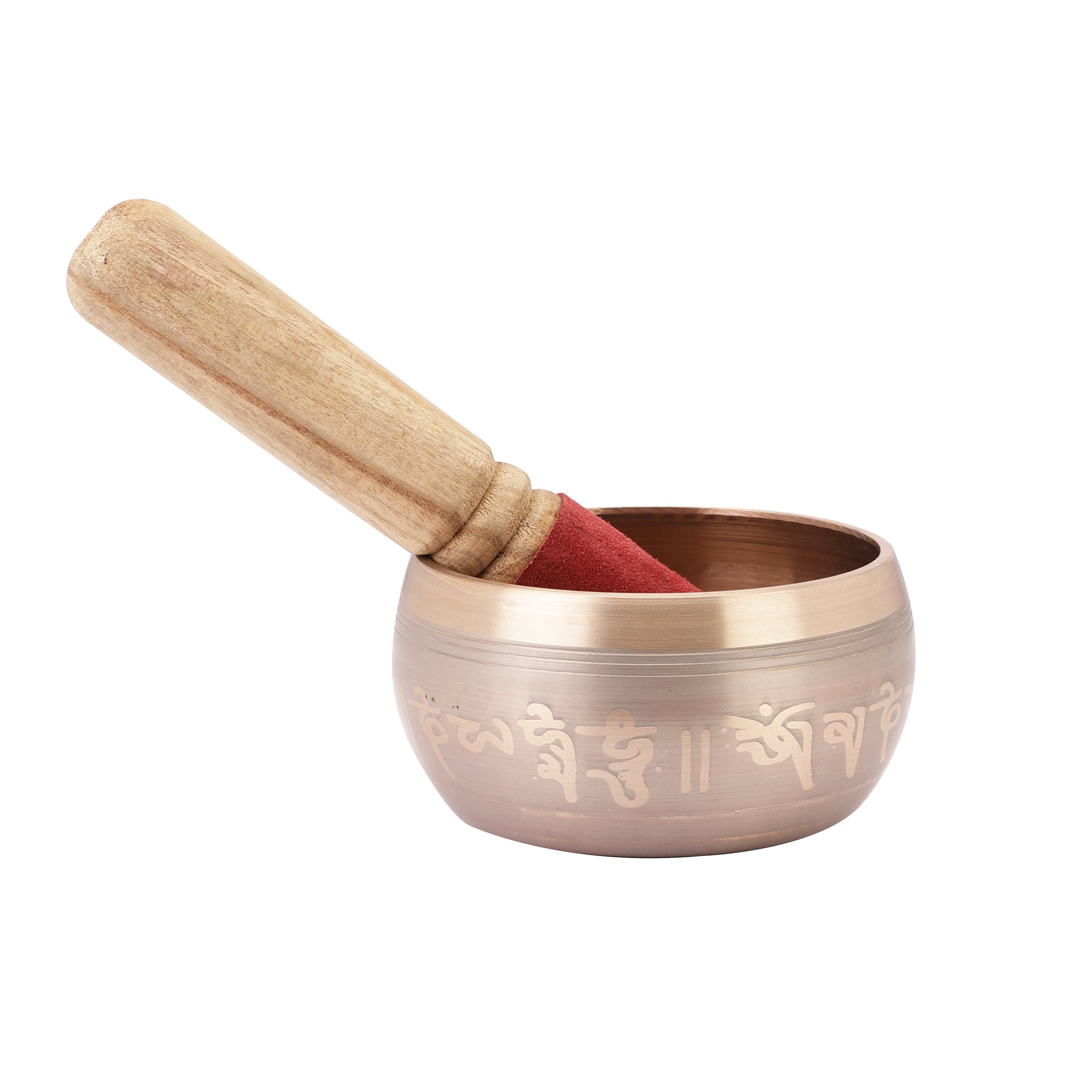 Buddha Star Carving Tibetan Singing Bowl (with stick)