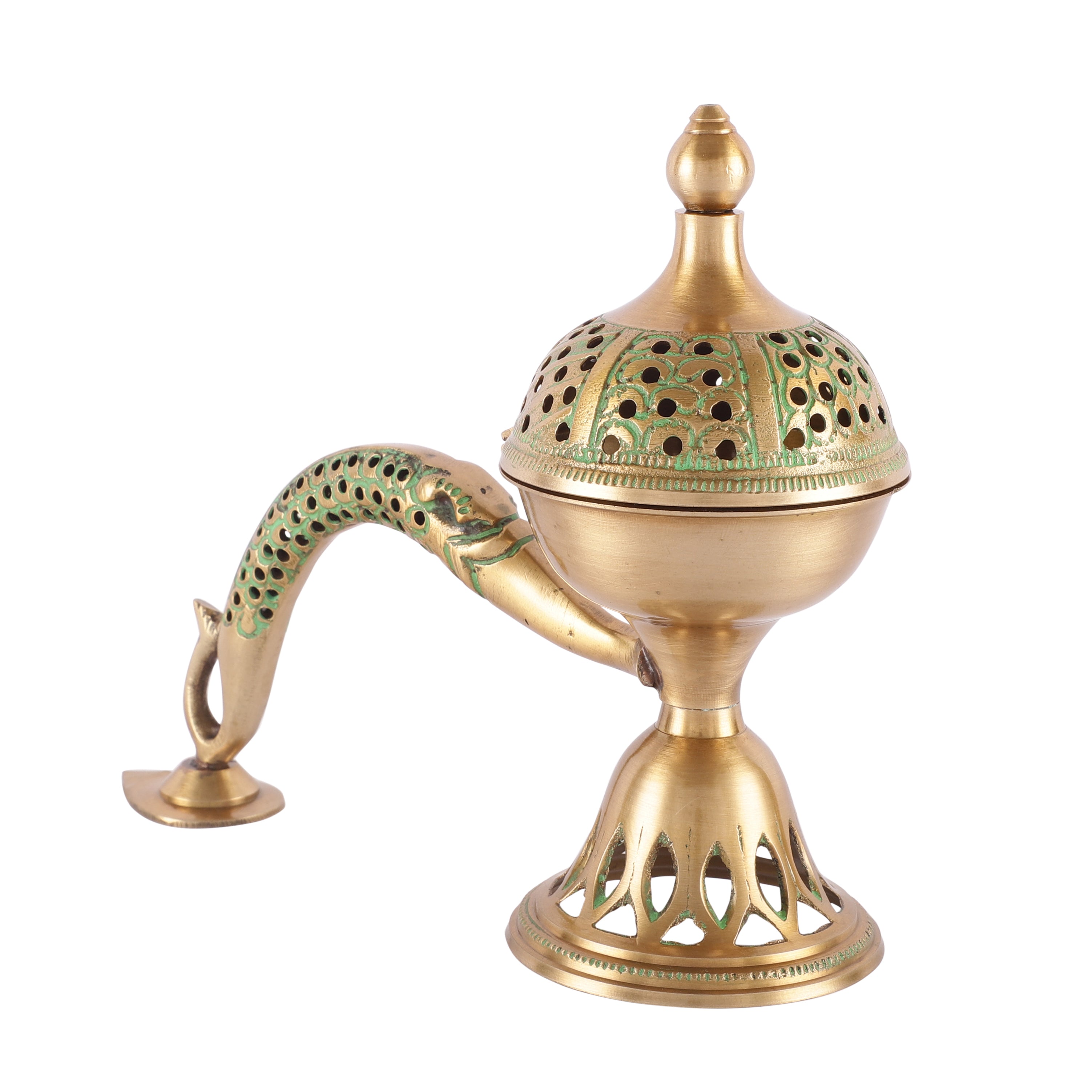 Meshed Handle Incense Holder (Medium)