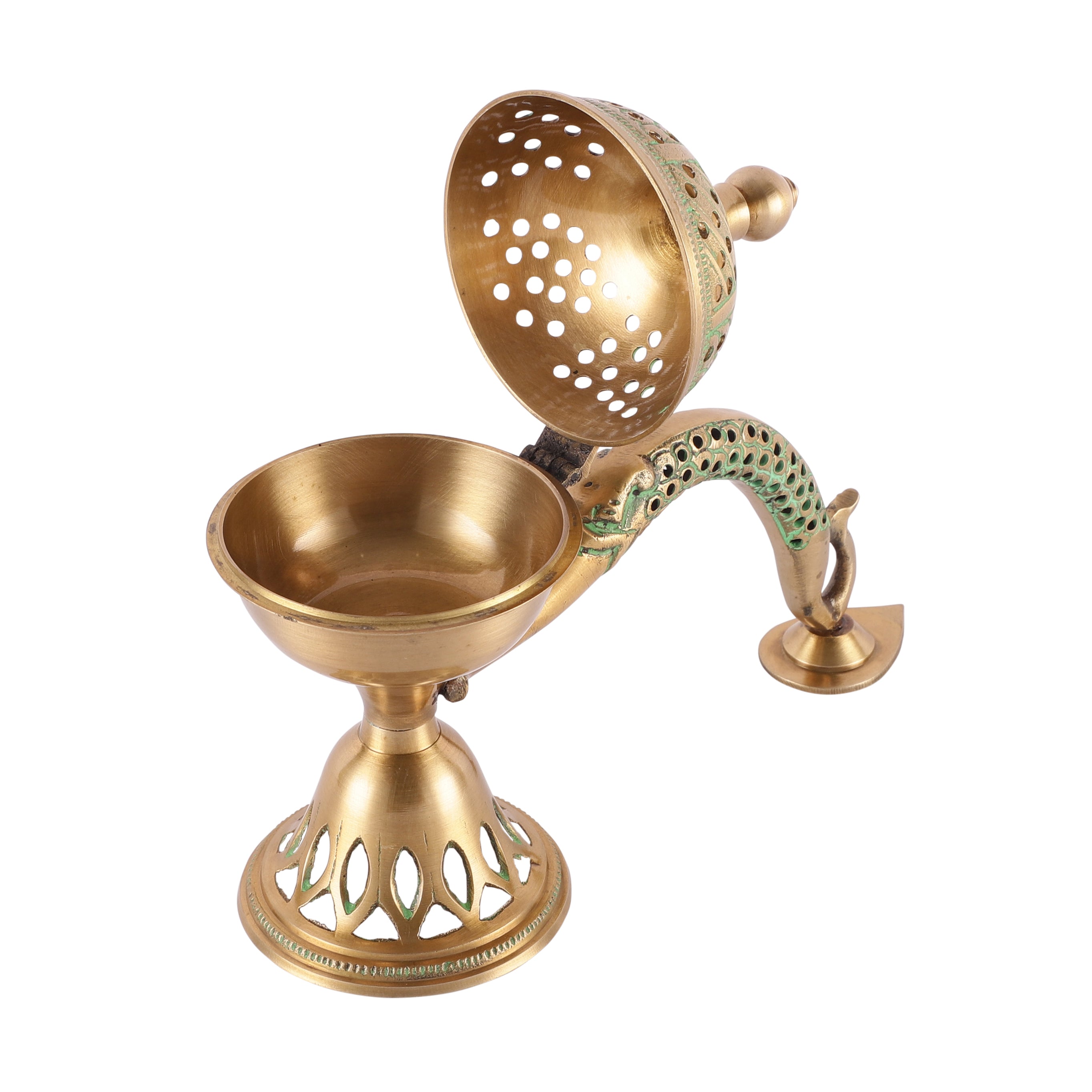 Meshed Handle Incense Holder (Medium)